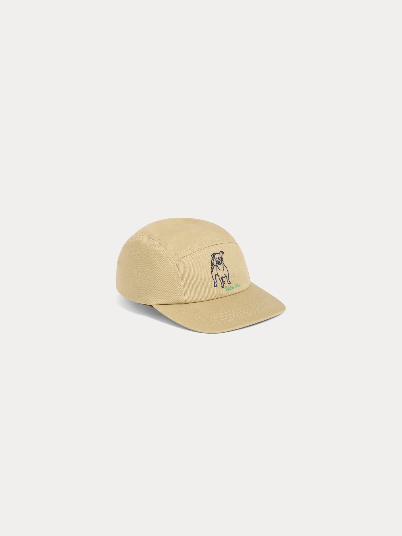 Erle cap with dog embroidery