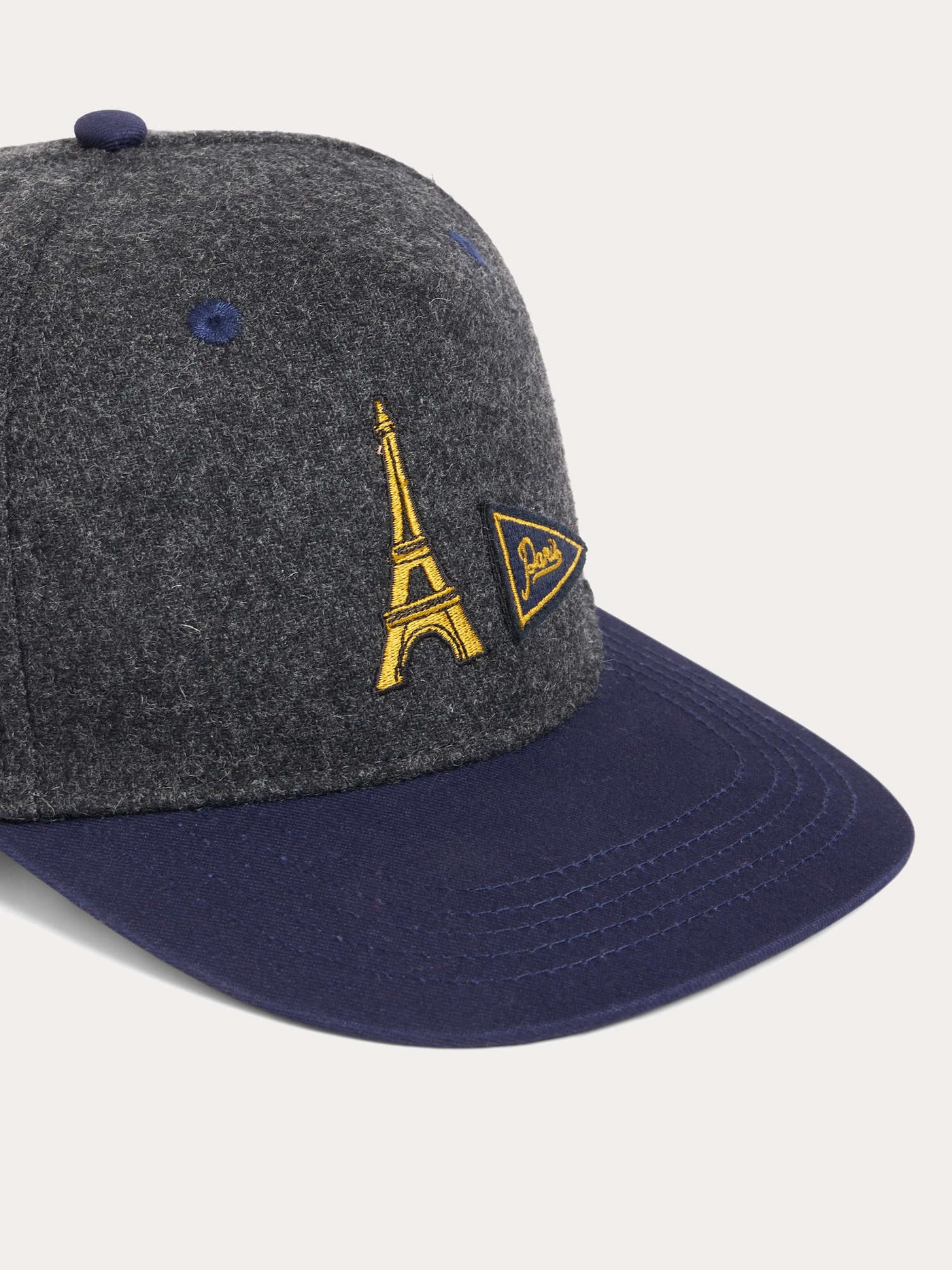 Boston cap with Paris embroidery