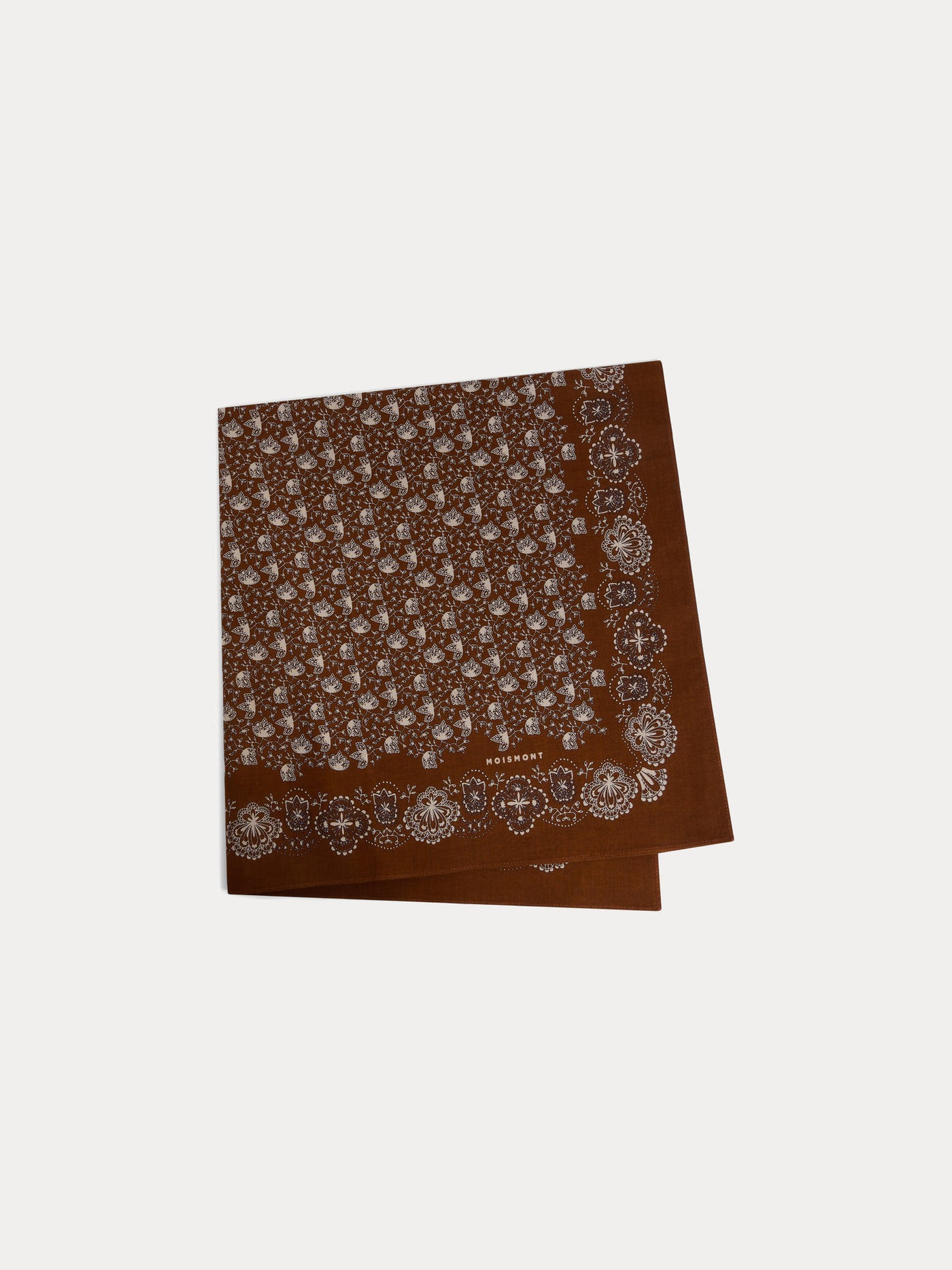 Moismont caramel cotton scarf