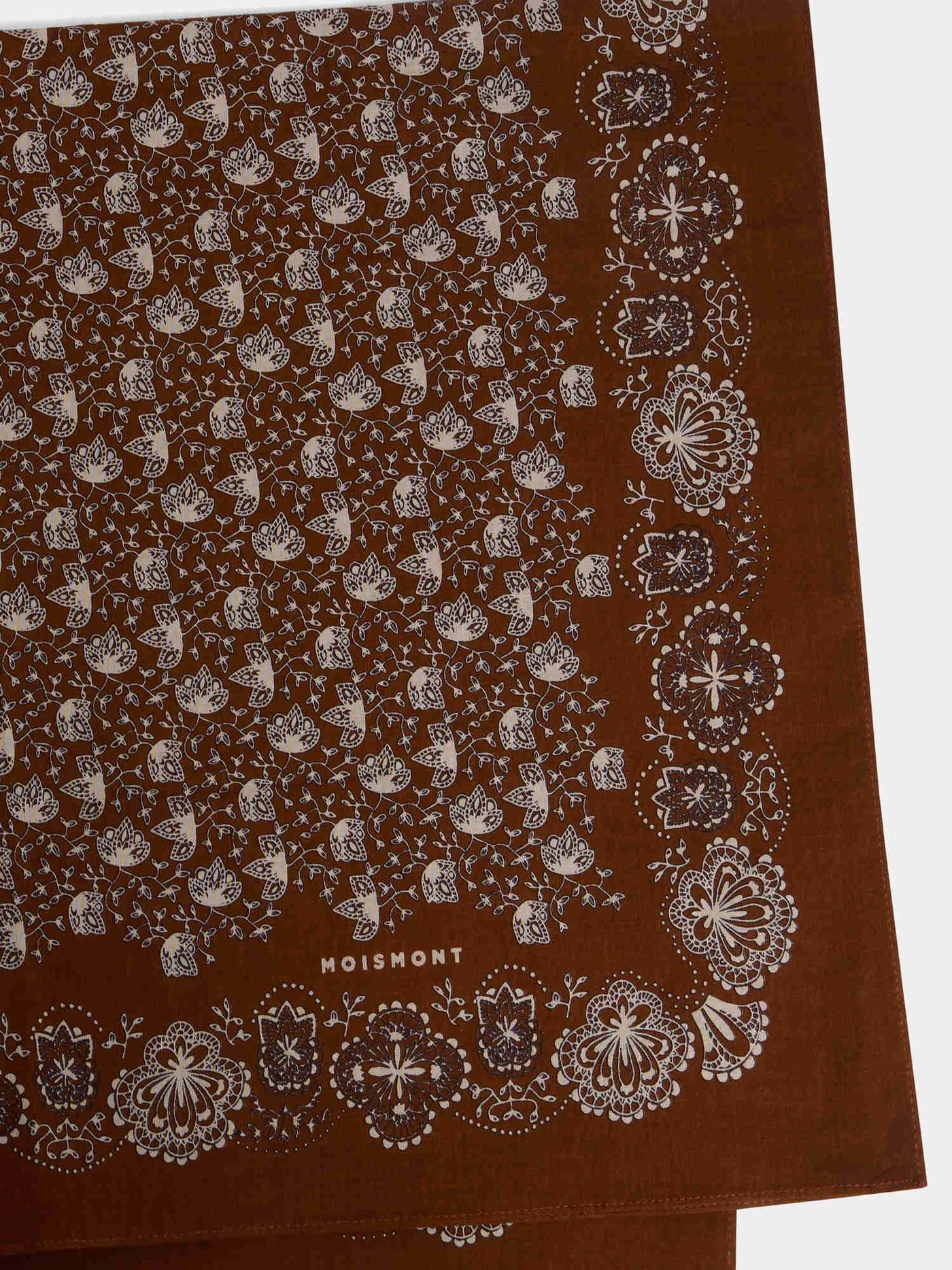 Moismont caramel cotton scarf