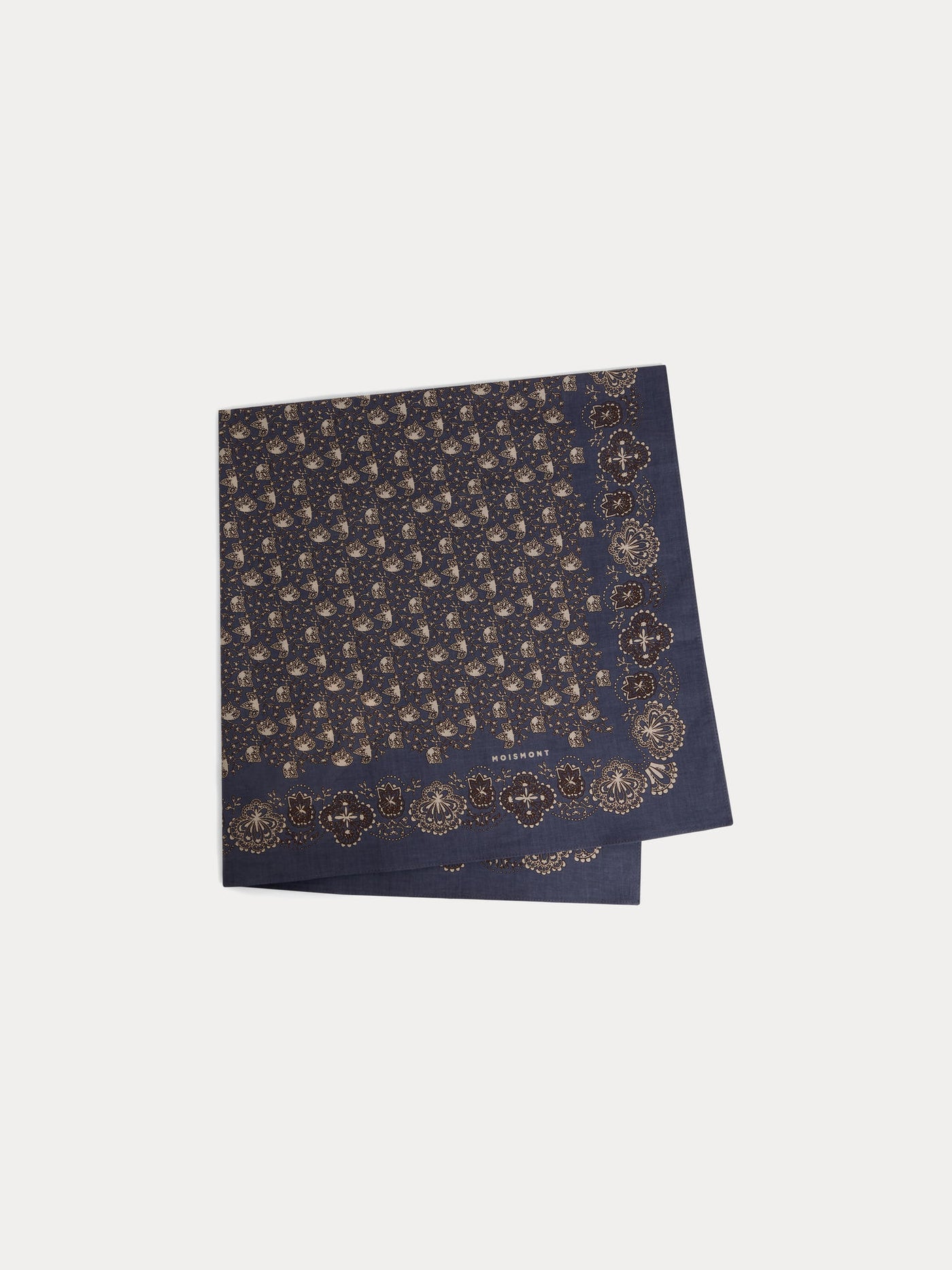 Moismont blue cotton scarf
