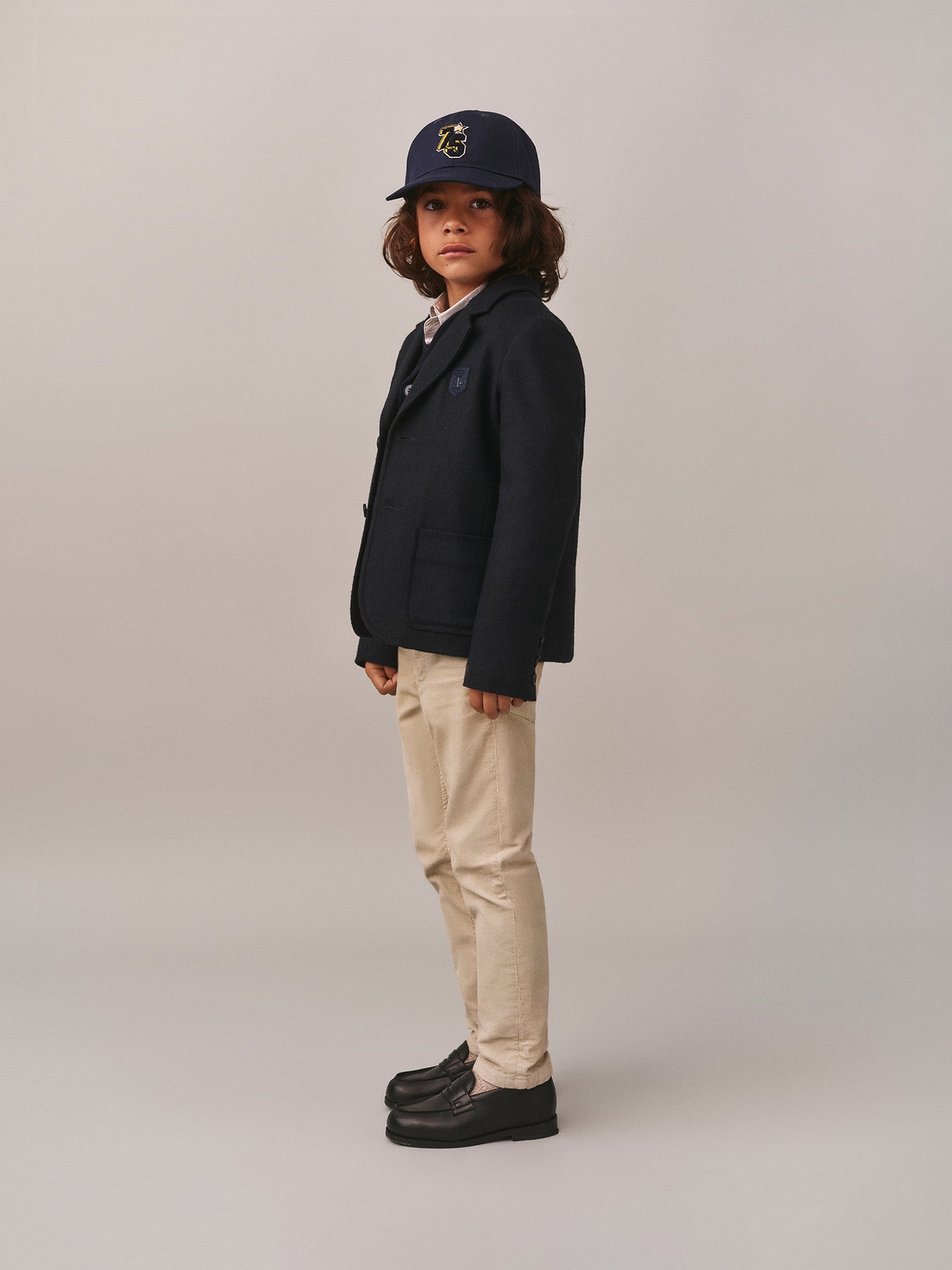 Gregoir jacket with chest patch