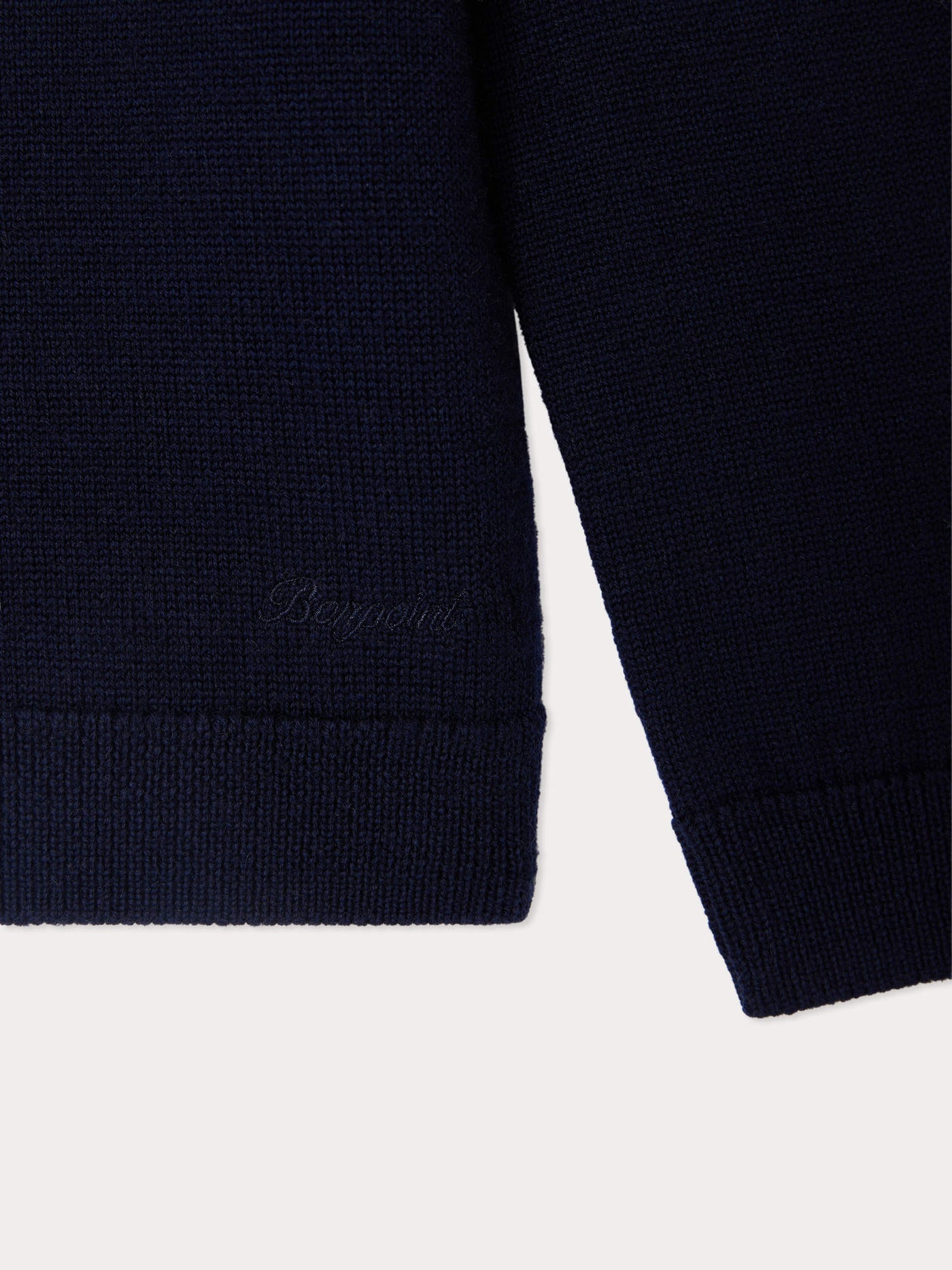 Juo Embroidered Made To Last Since 1975 Wool Sweater