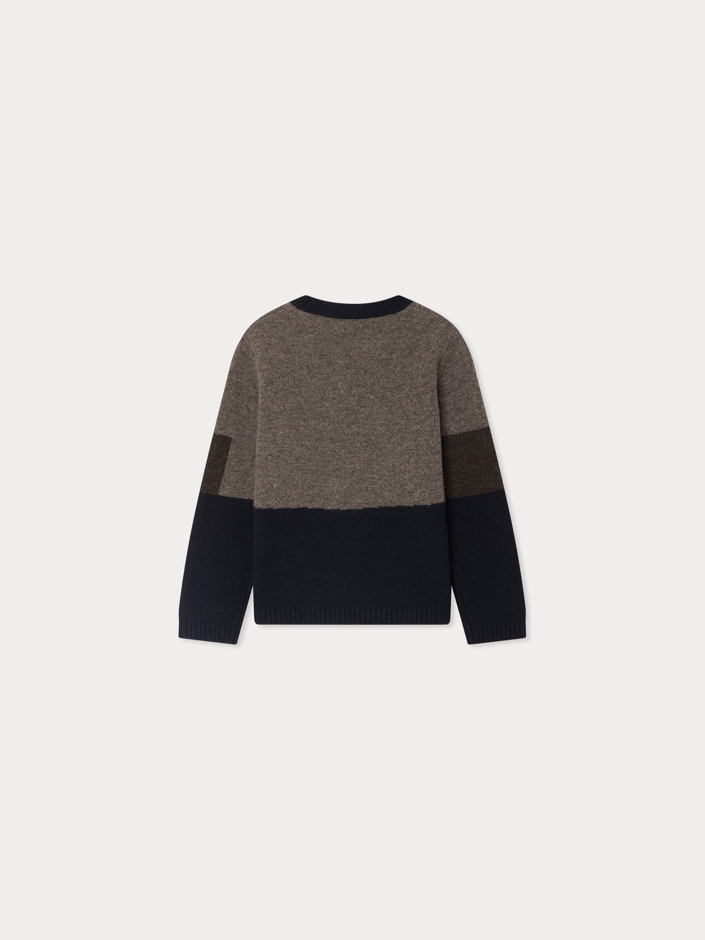 Jean jacquard sweater with Bonpoint cinema design in wool