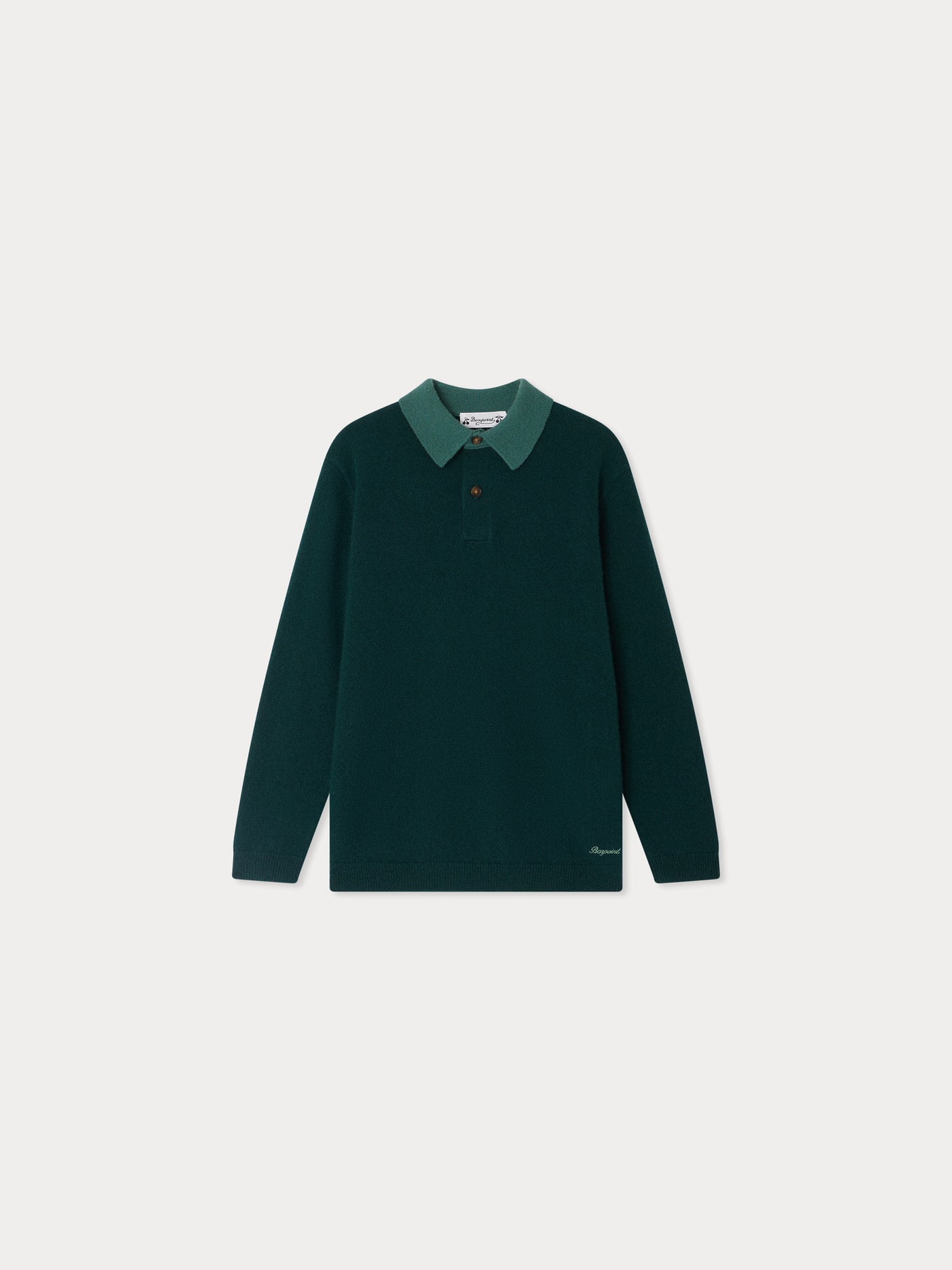 Jameson Green Cashmere Contrast Collar Sweater