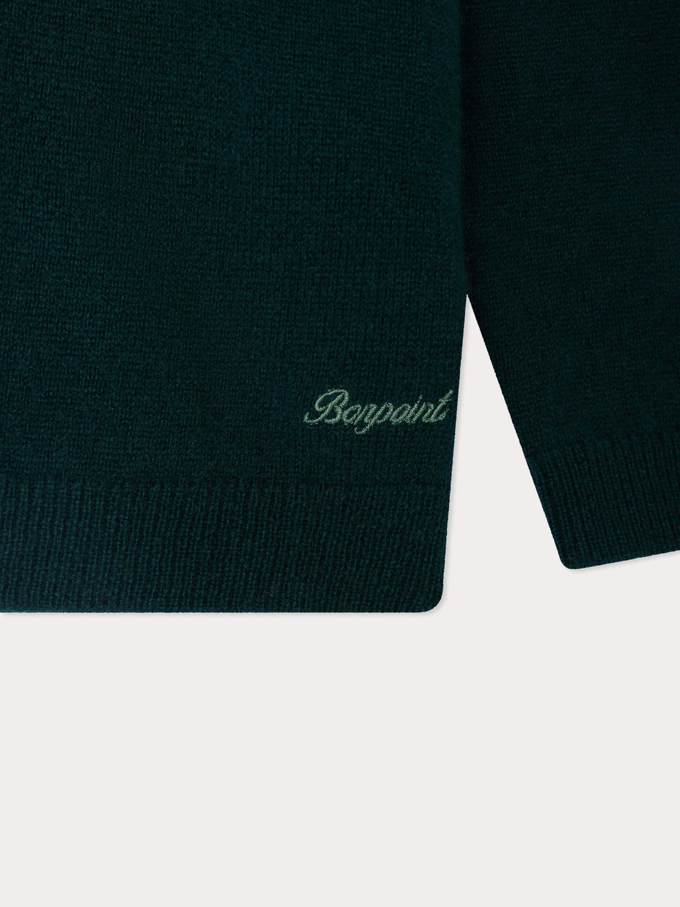Jameson Green Cashmere Contrast Collar Sweater