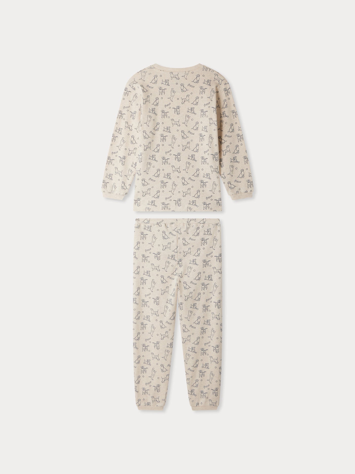 Planet two-piece organic cotton pajamas