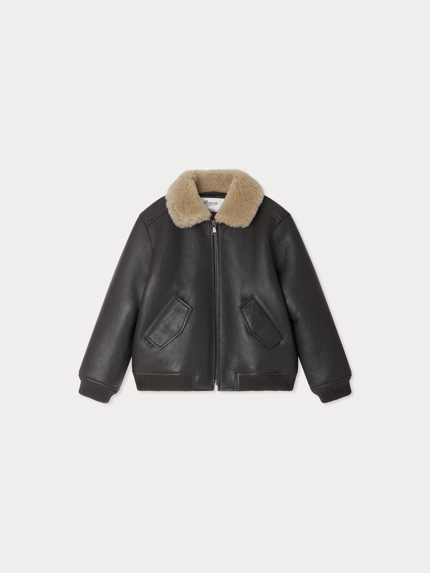 Bowie jacket with leather pockets