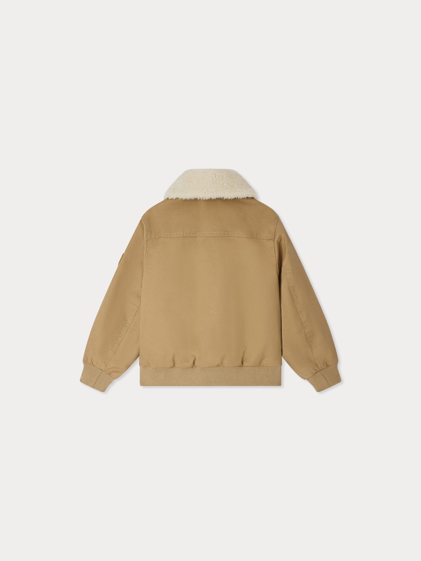 John quilted jacket with removable collar