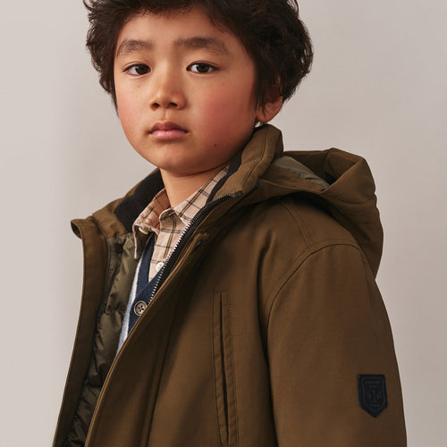 Jeremiah water-repellent and breathable parka with removable hood