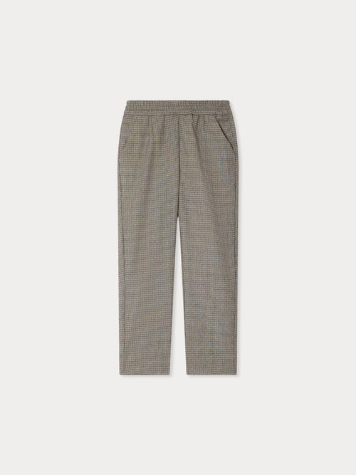 Jones elasticated waistband trousers in fancy flannel