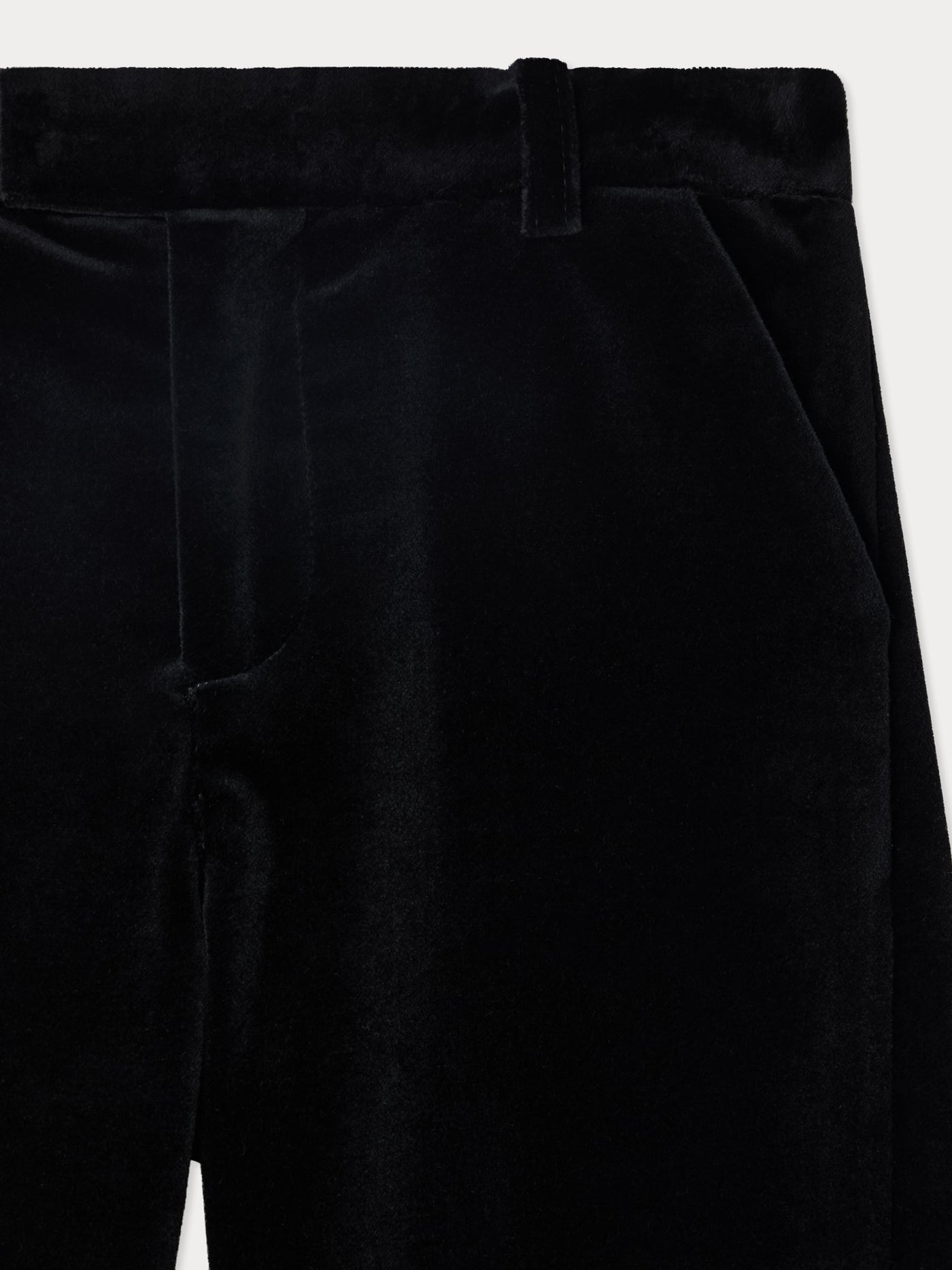 Timote smooth velvet pants in organic cotton