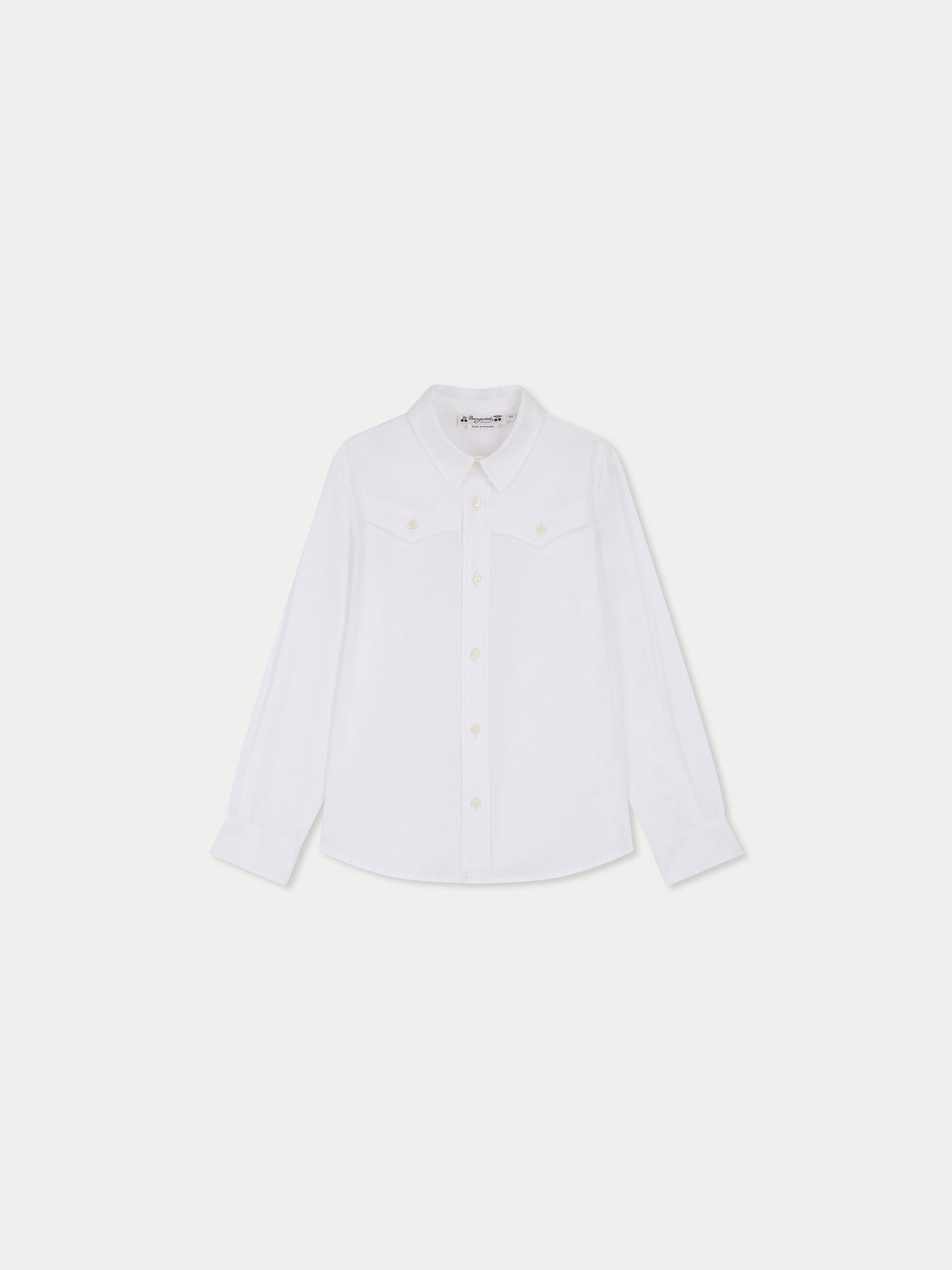 Jared White Western Cutout Shirt
