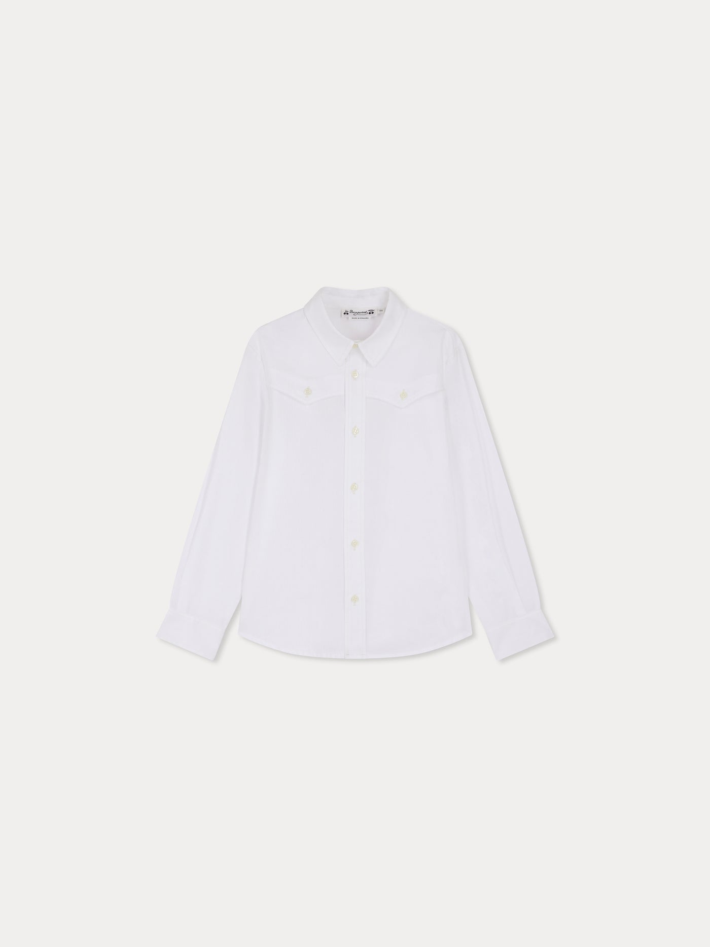 Jared White Western Cutout Shirt