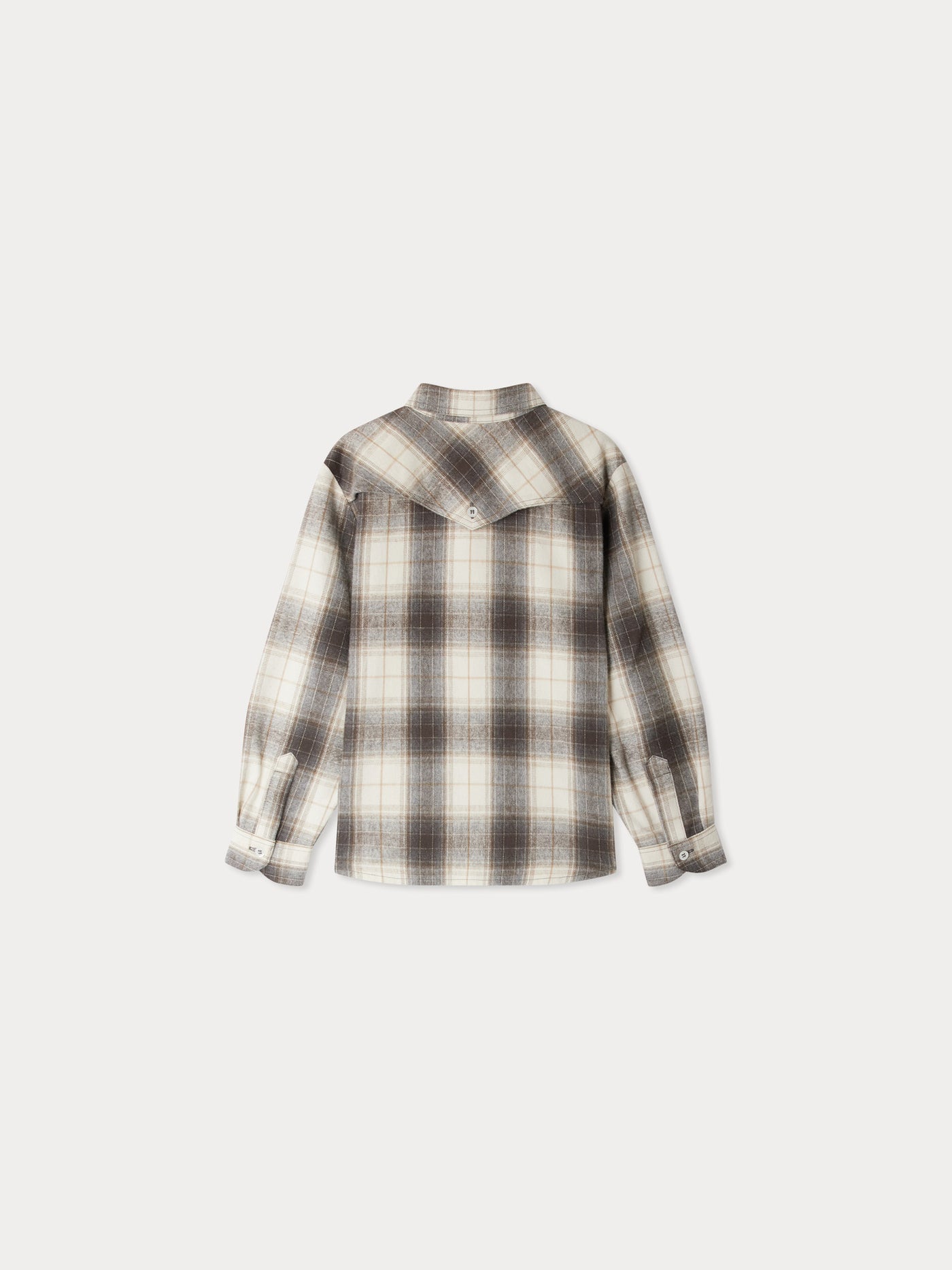 Jared organic cotton plaid shirt