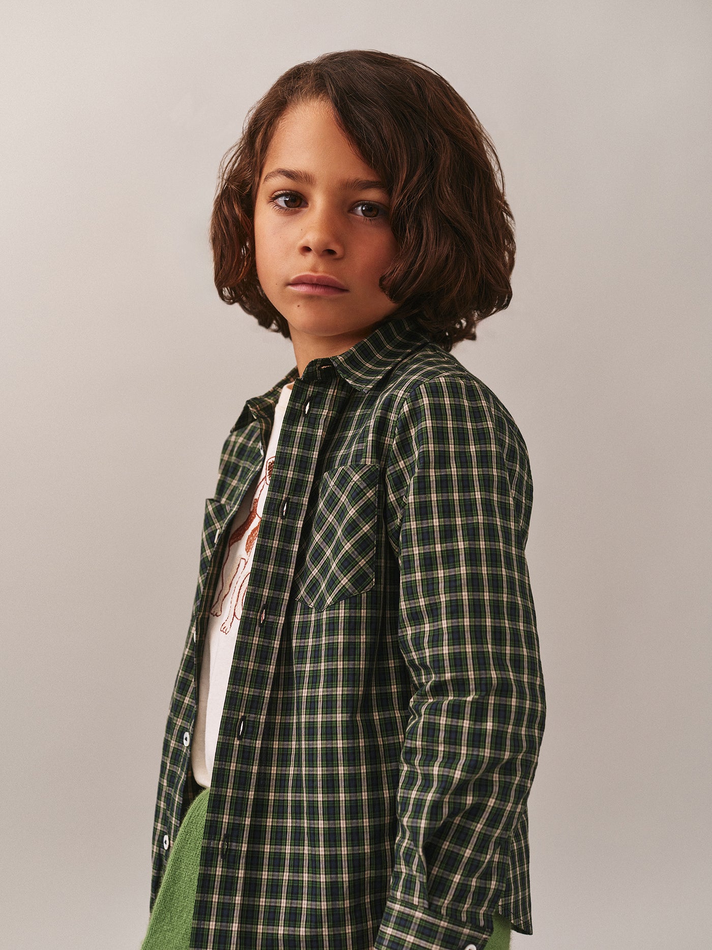 Altman long-sleeved poplin shirt