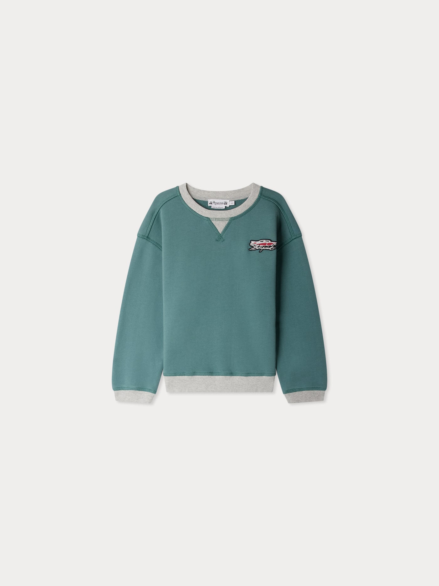 Erol embroidered Car sweatshirt in organic cotton