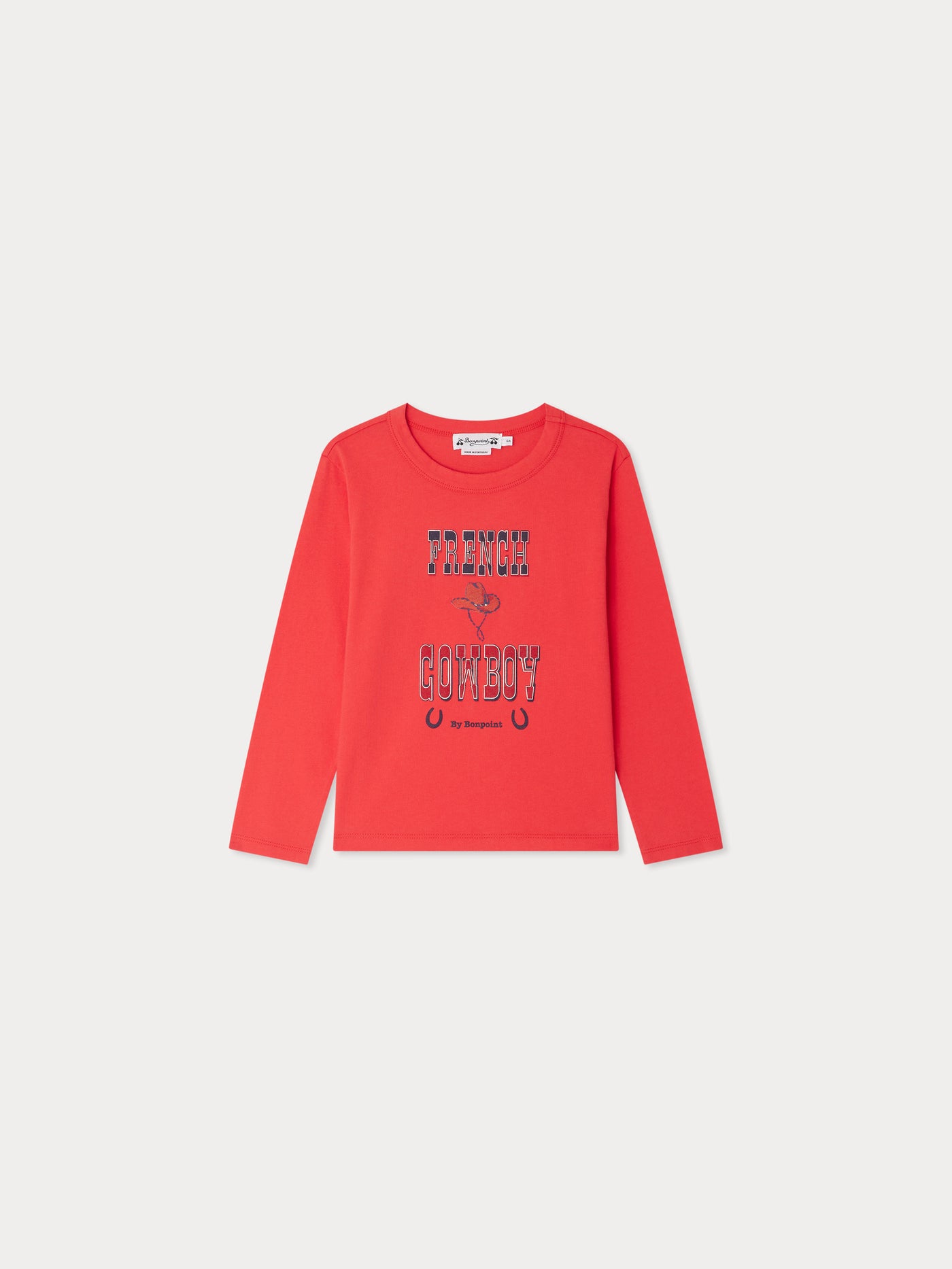 Tadda French Cowboy print organic cotton T-shirt