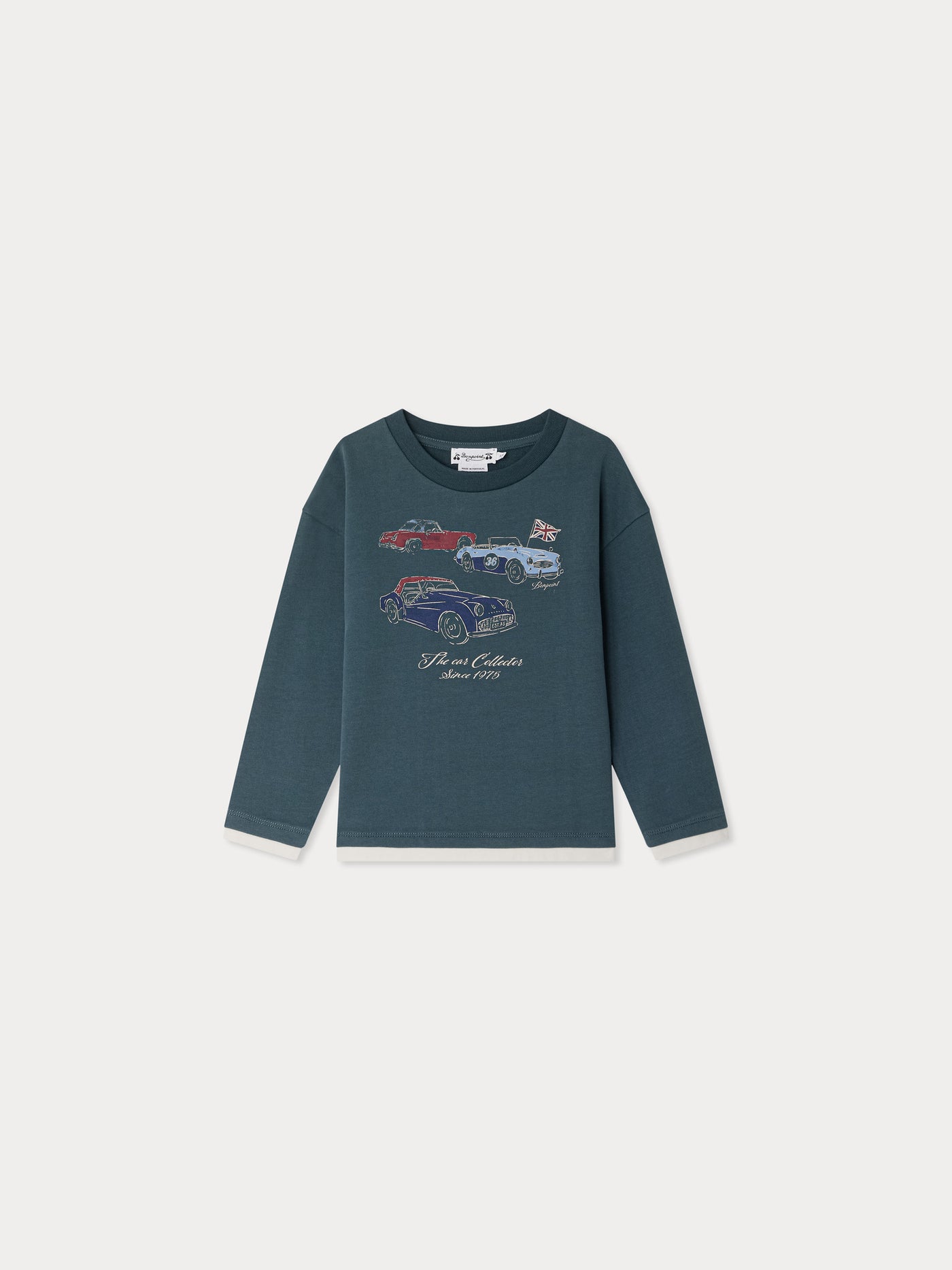 Bartholome T-shirt with car print in organic cotton