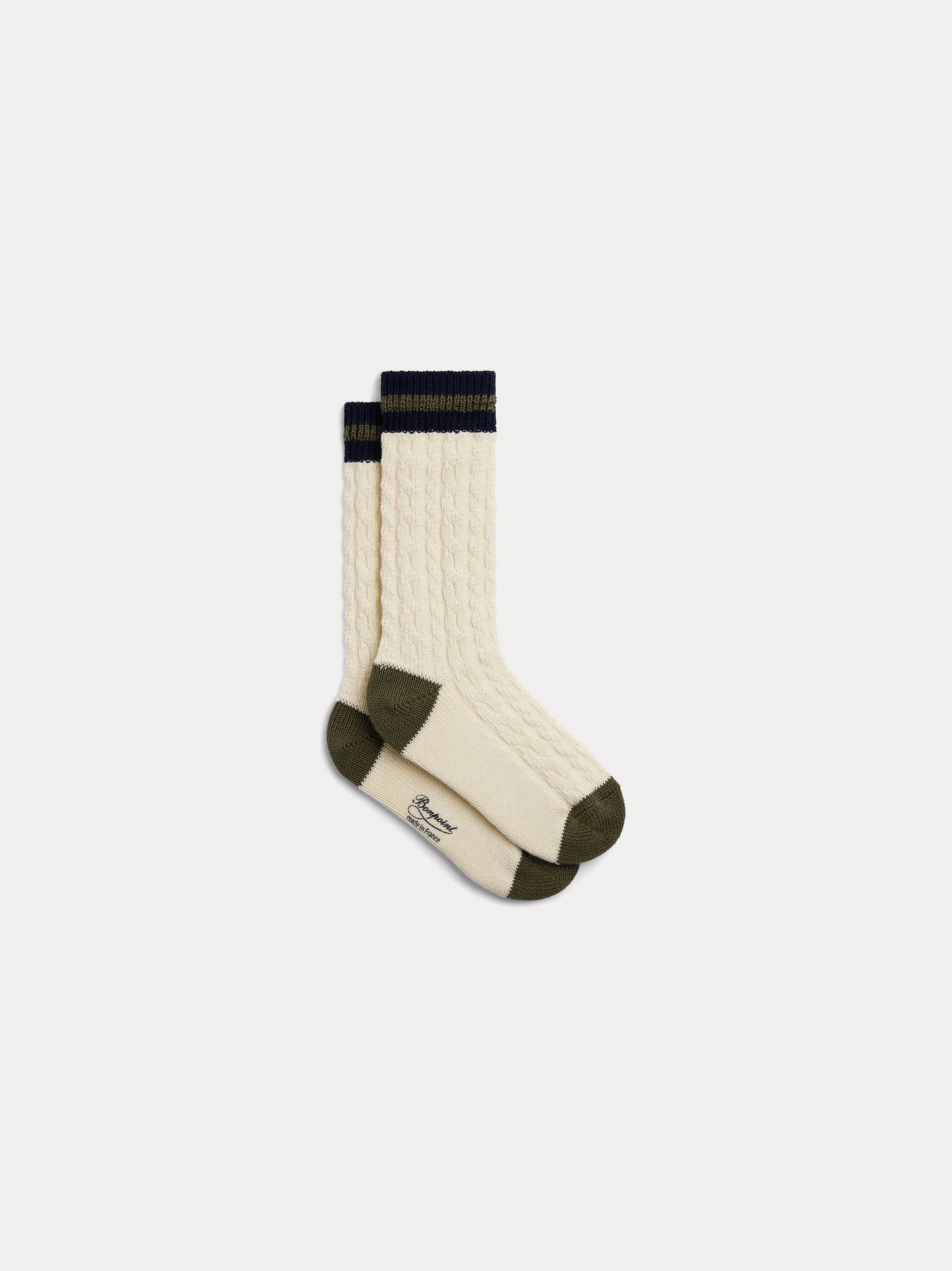 Gamil cream twisted socks