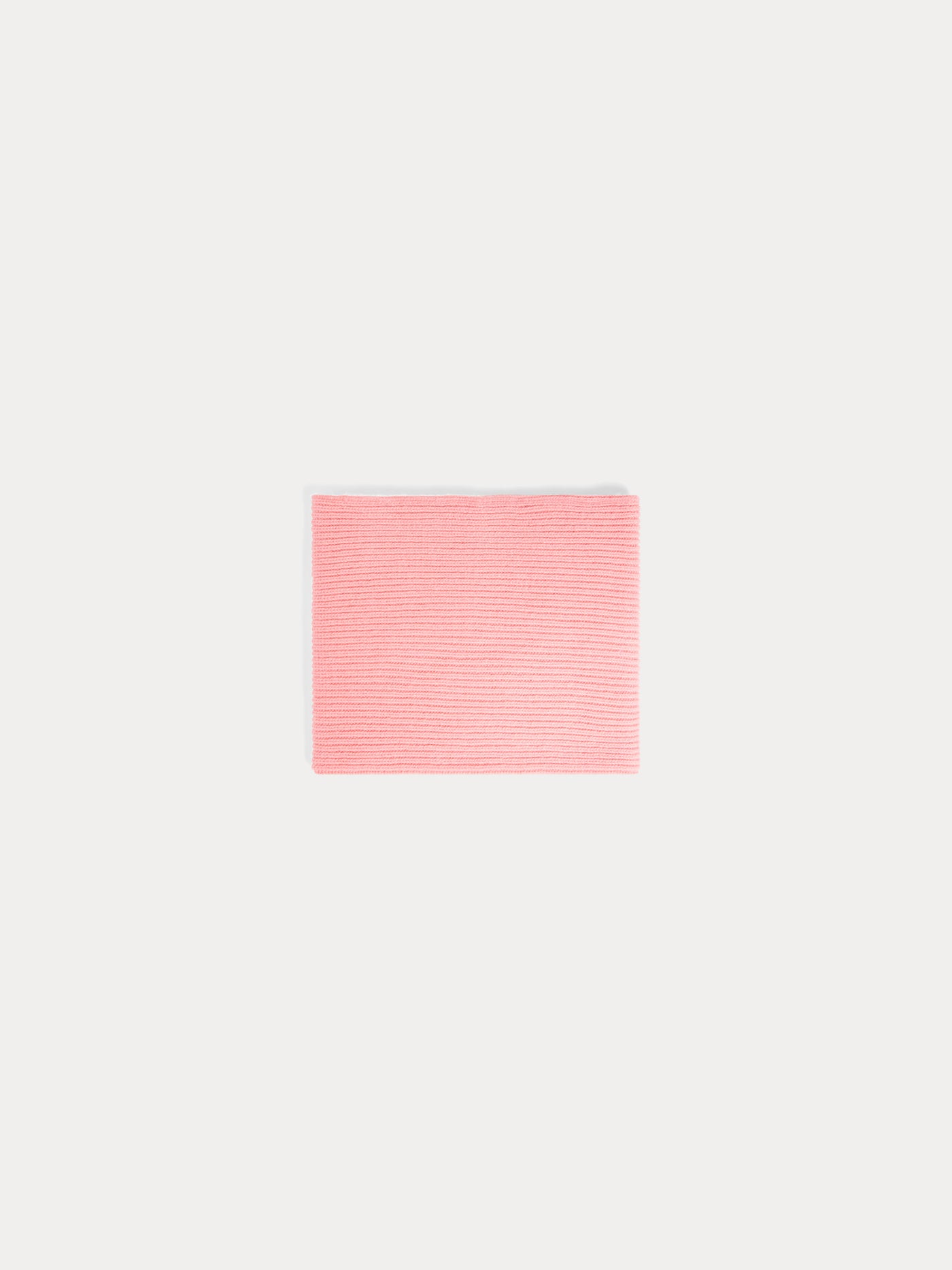 Tatodine double-layered pink cashmere snood