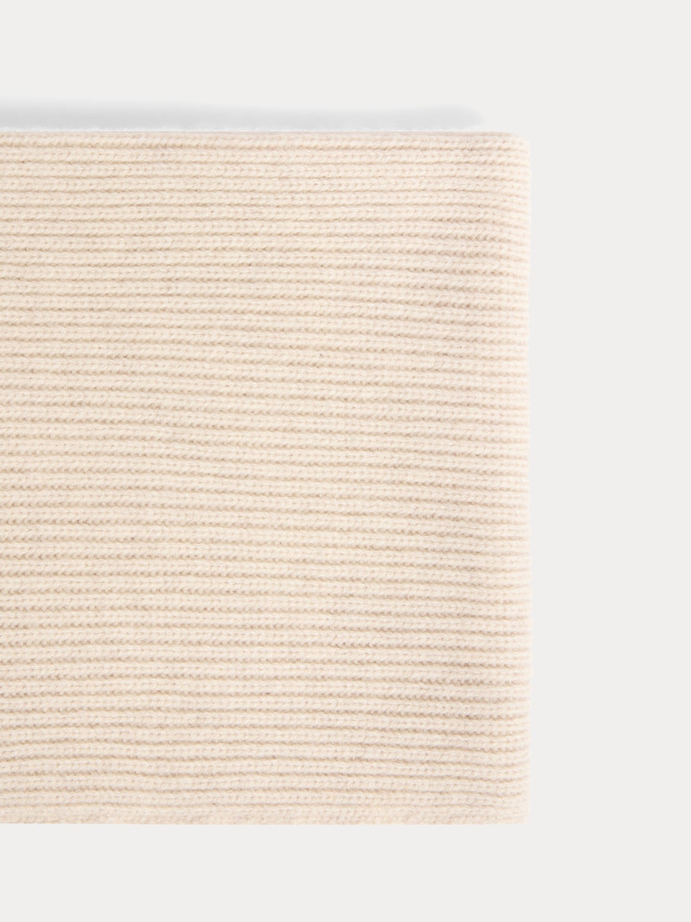 Tatodine double-layered beige cashmere snood