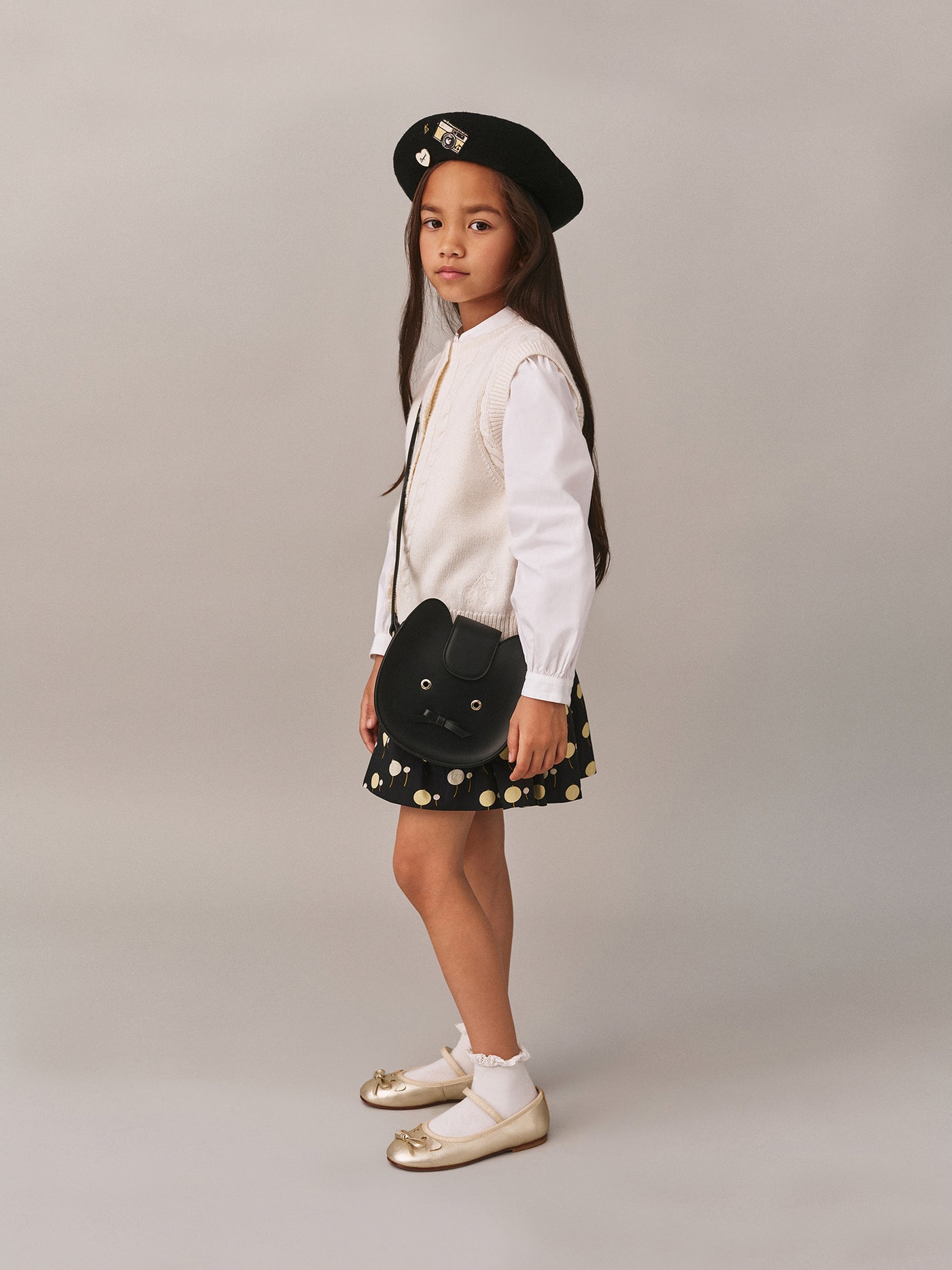 Juro leather cat bag