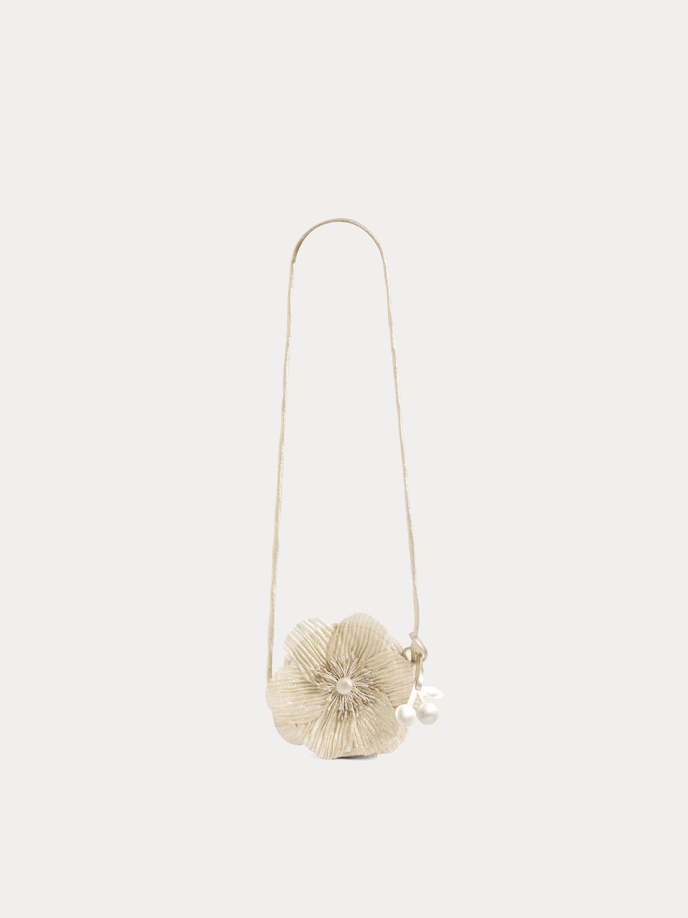 Jordan bag in gold lamé fabric