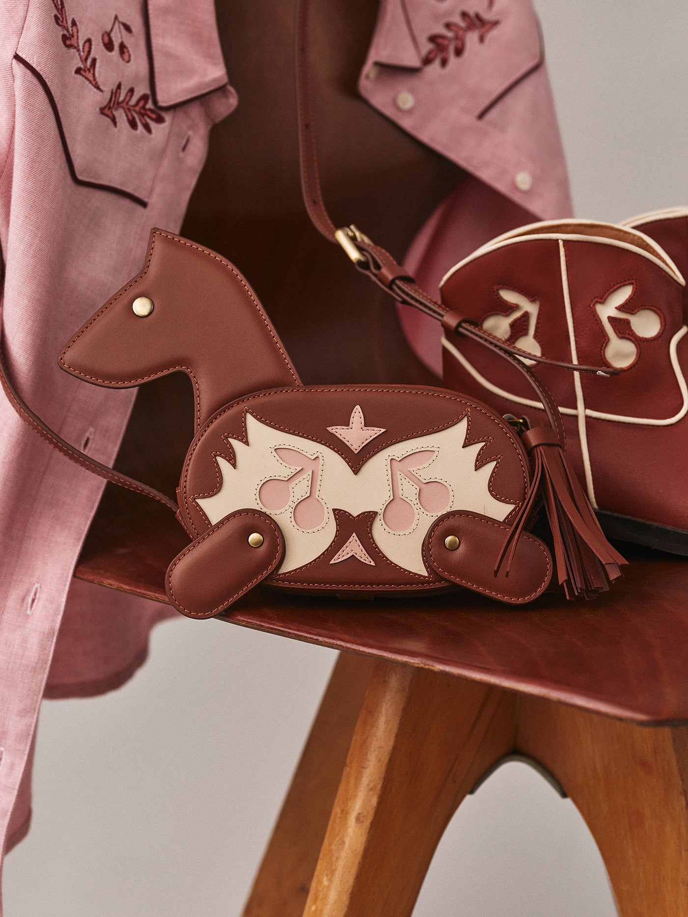 Jonquil horse leather bag