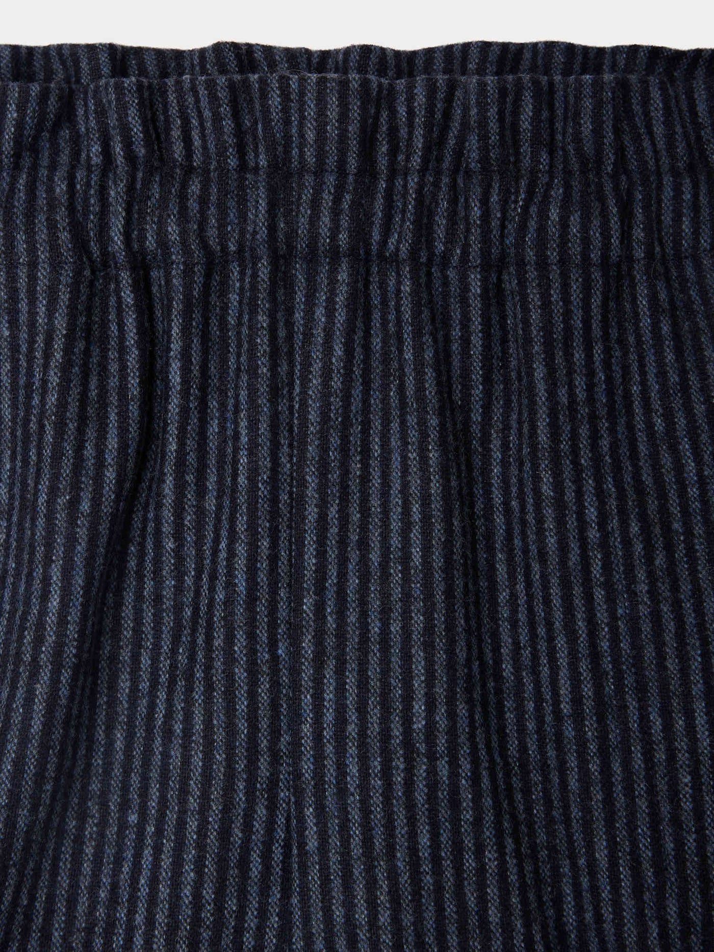 Jarlotte elasticated waistband striped flannel shorts