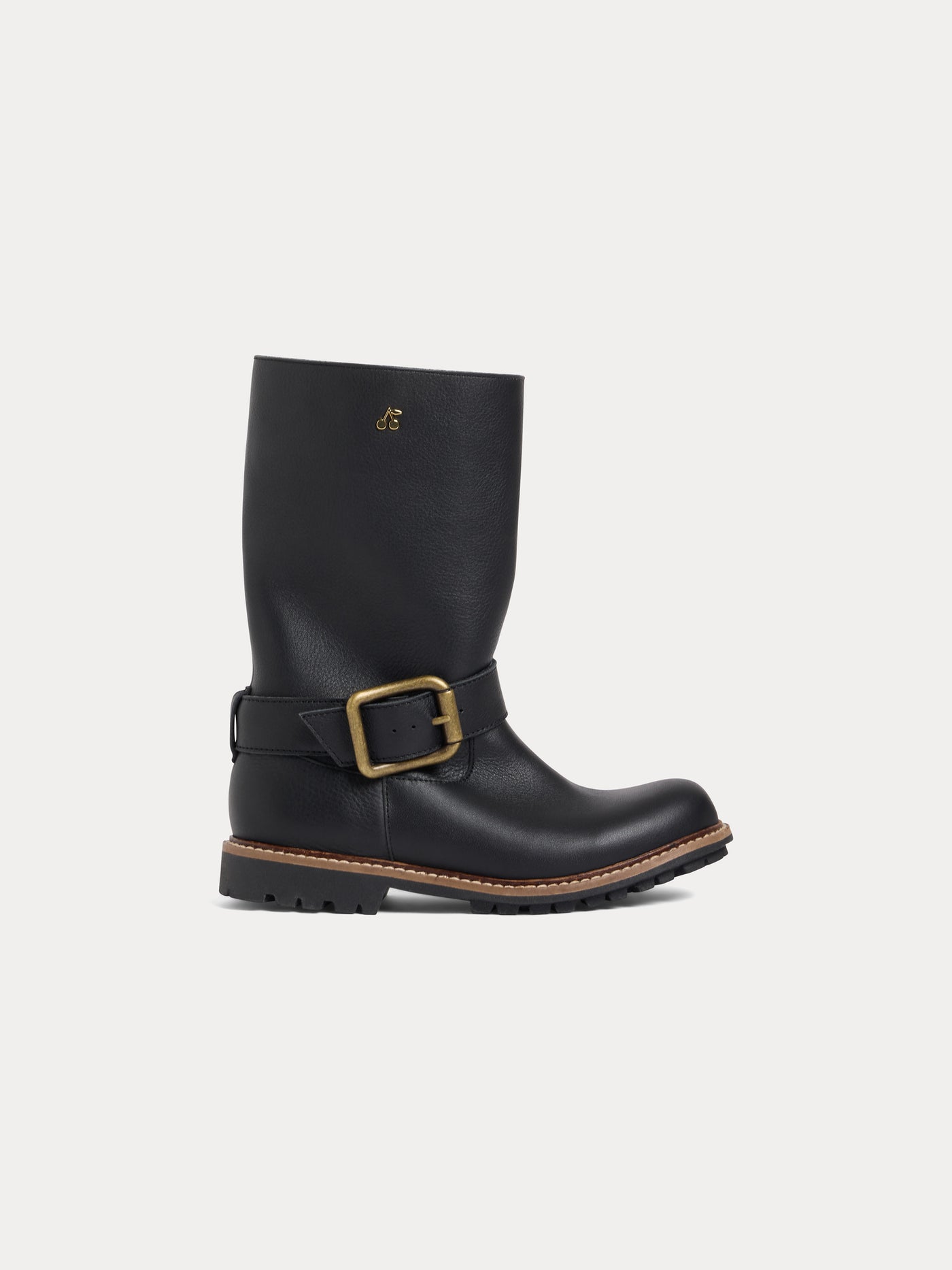 Jace leather biker boots