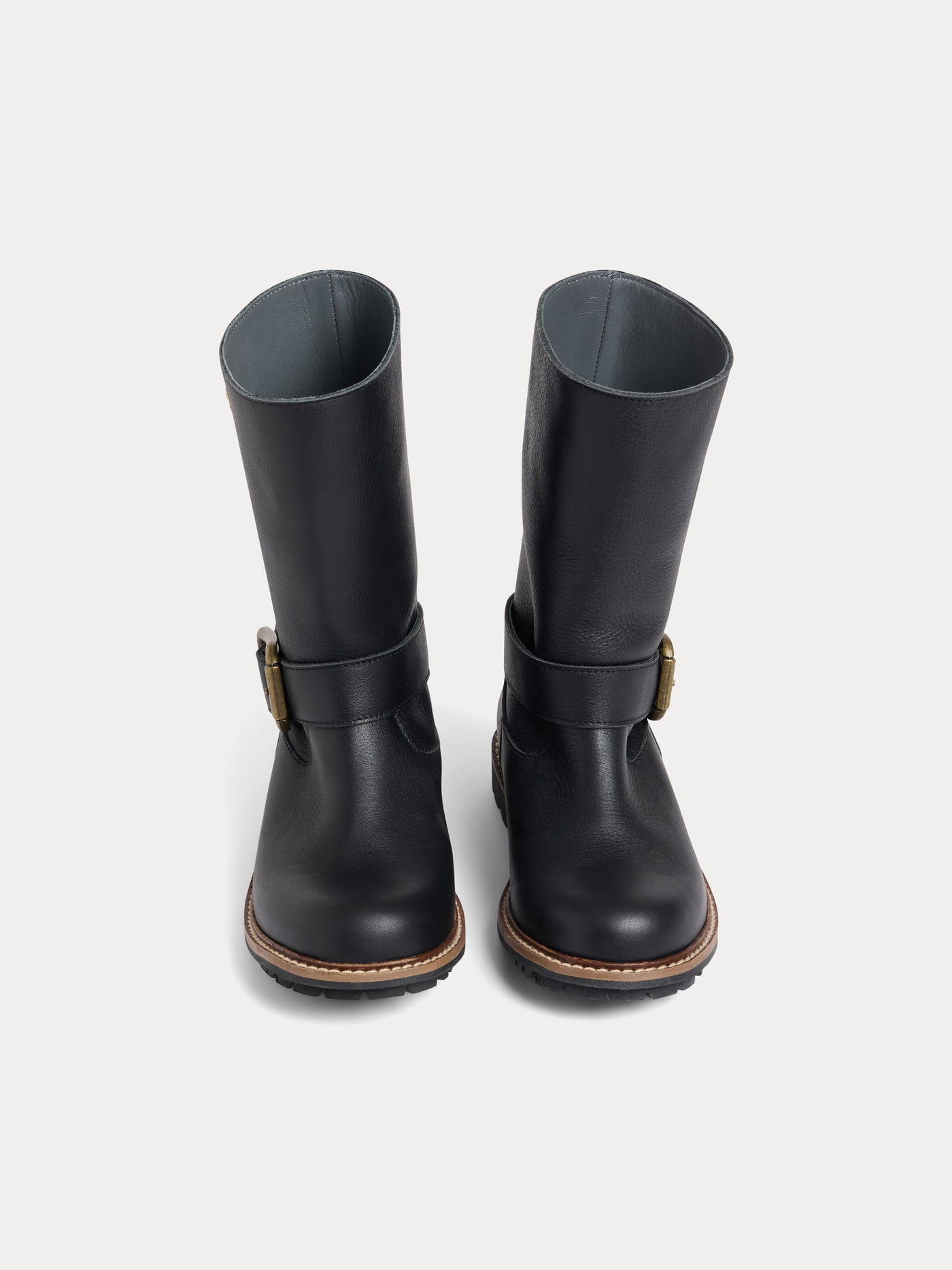 Jace leather biker boots