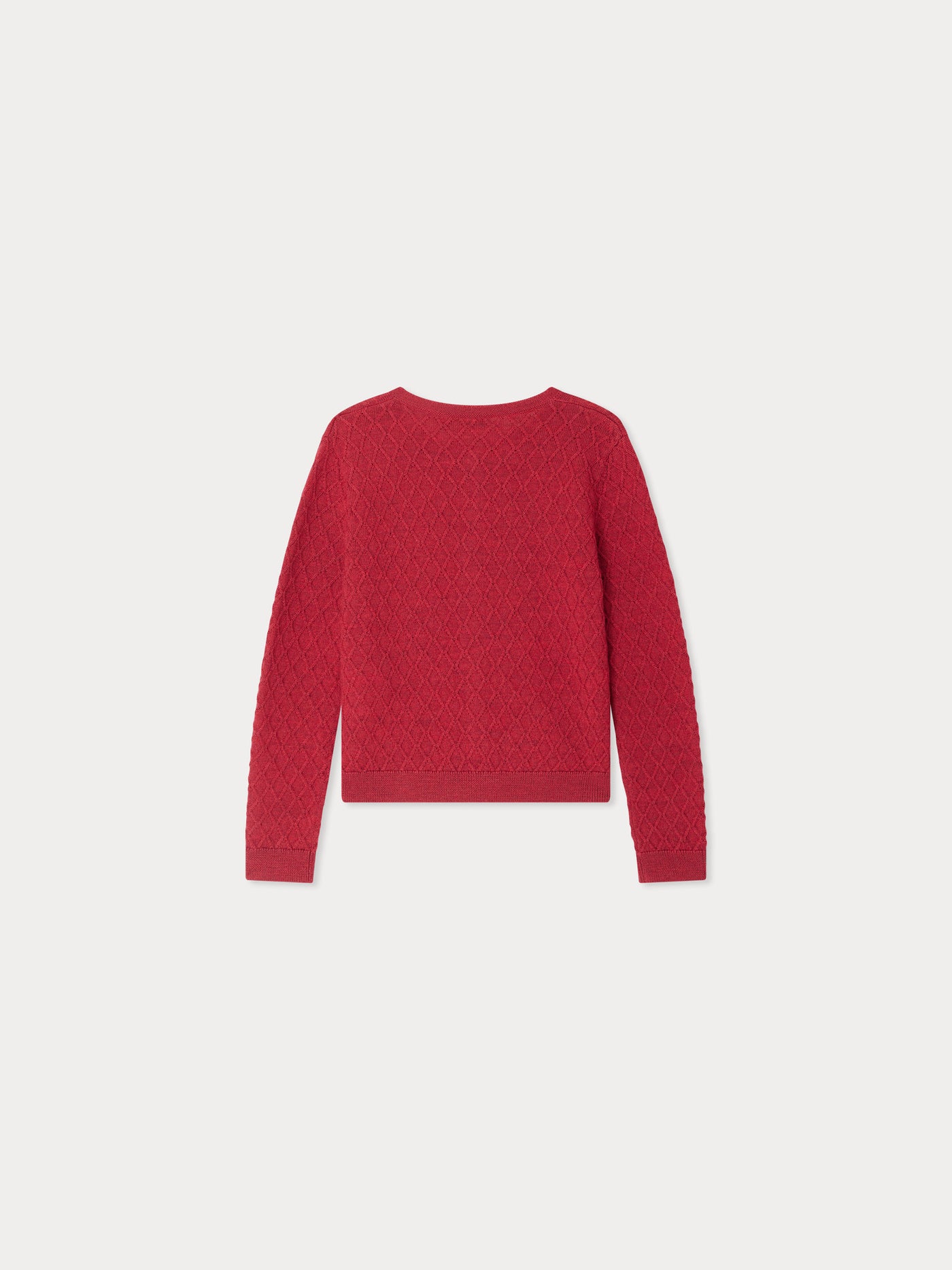 Garancie cardigan with fancy stitch