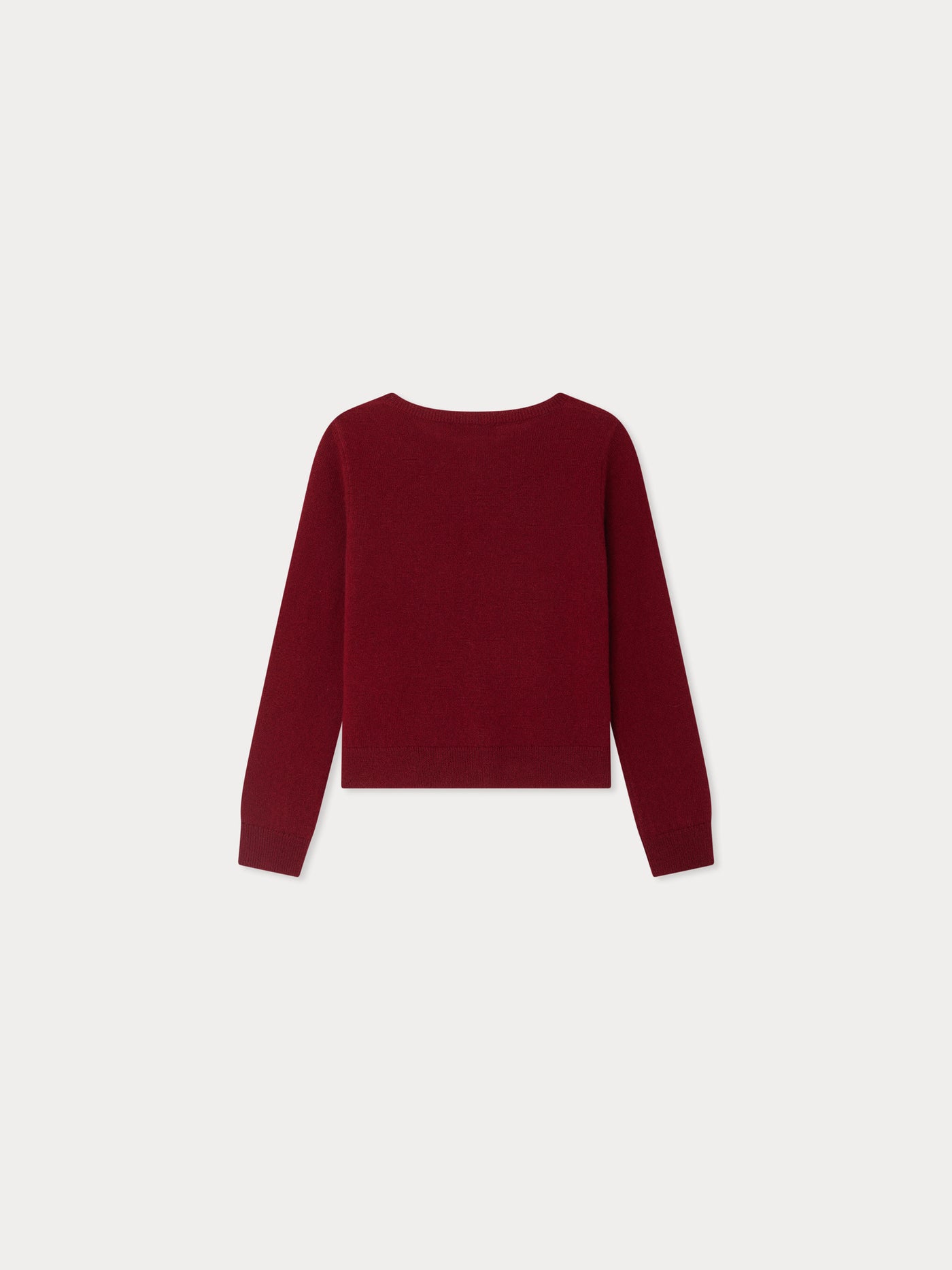 Jonia cardigan hand-embroidered with cashmere beaded cherries