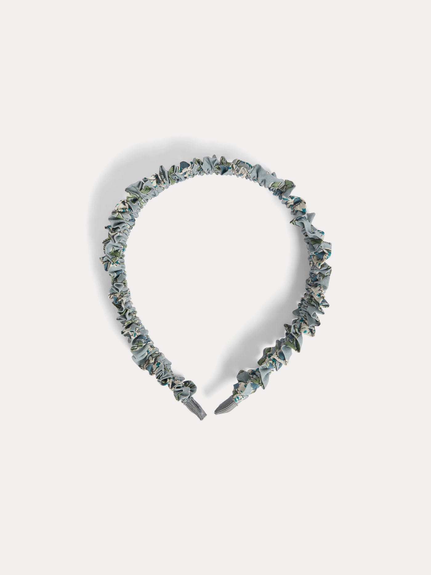 Jovie headband in blue organic cotton Liberty fabric