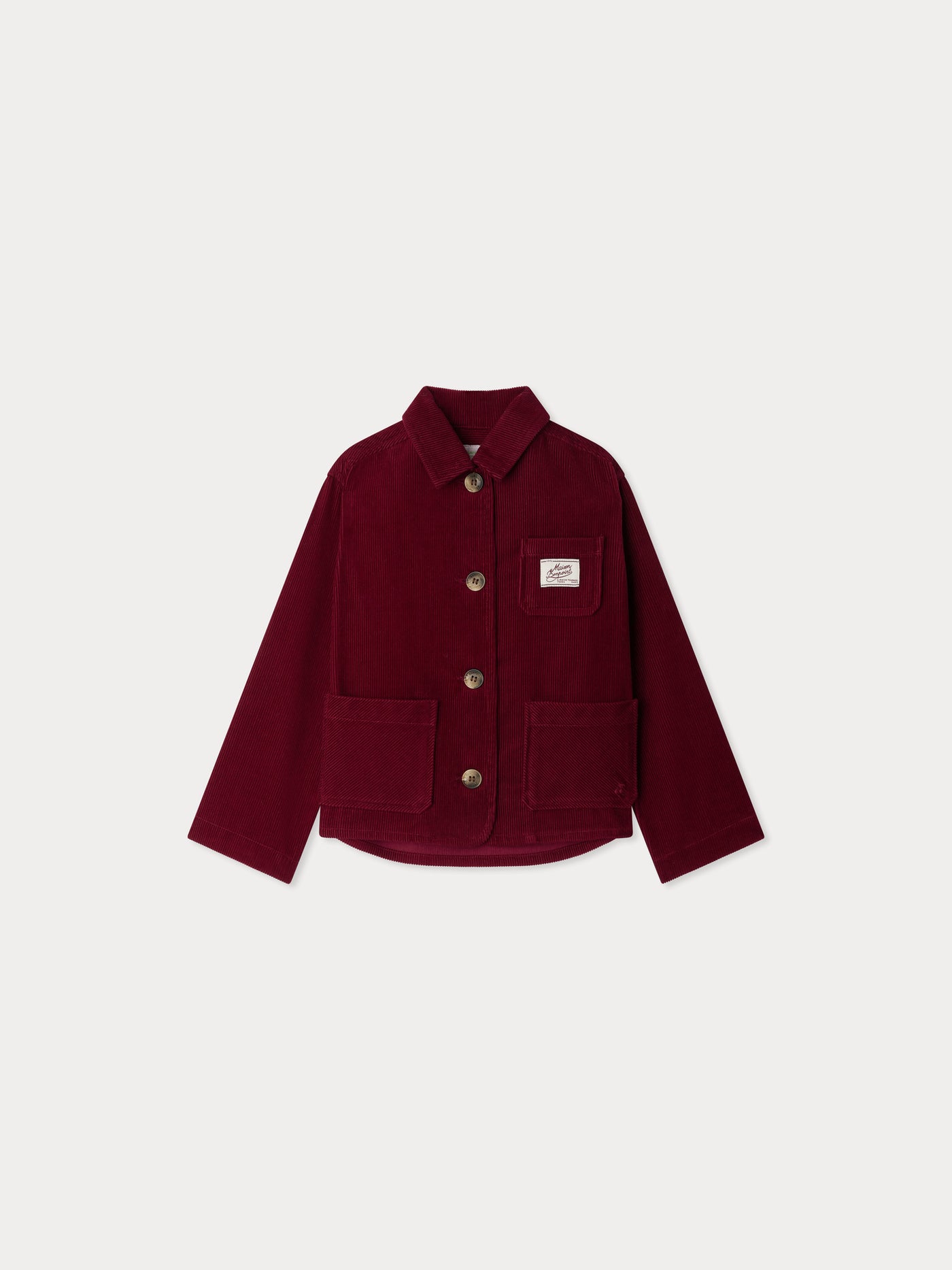 Edith jacket with embroidered cherry in corduroy