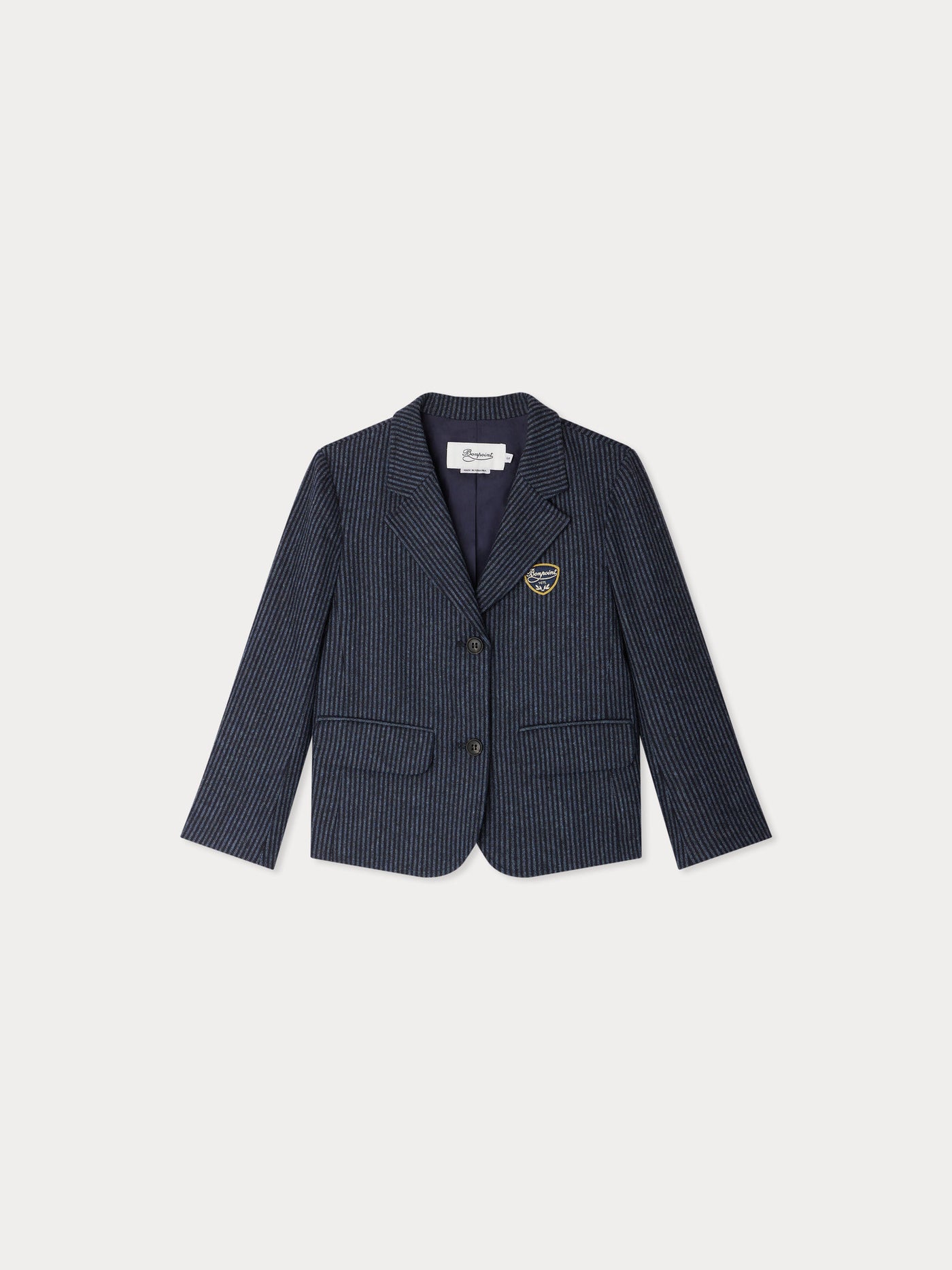 Jujuba tailored jacket in striped wool