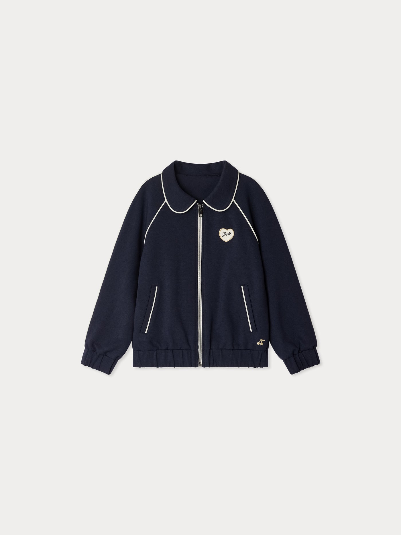Jinto jacket in Milano with contrasting bias