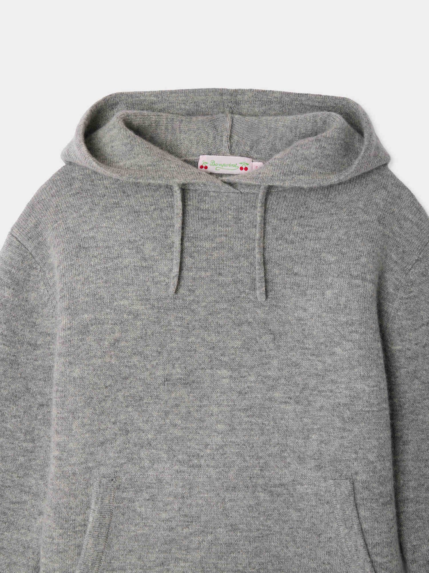 Bonpoint embroidered Janumahil sweater with kangaroo pocket in wool and cashmere