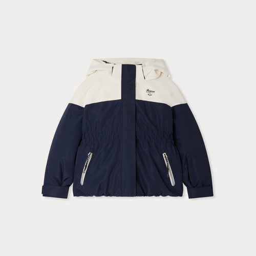Jeyna waterproof down jacket with removable hood