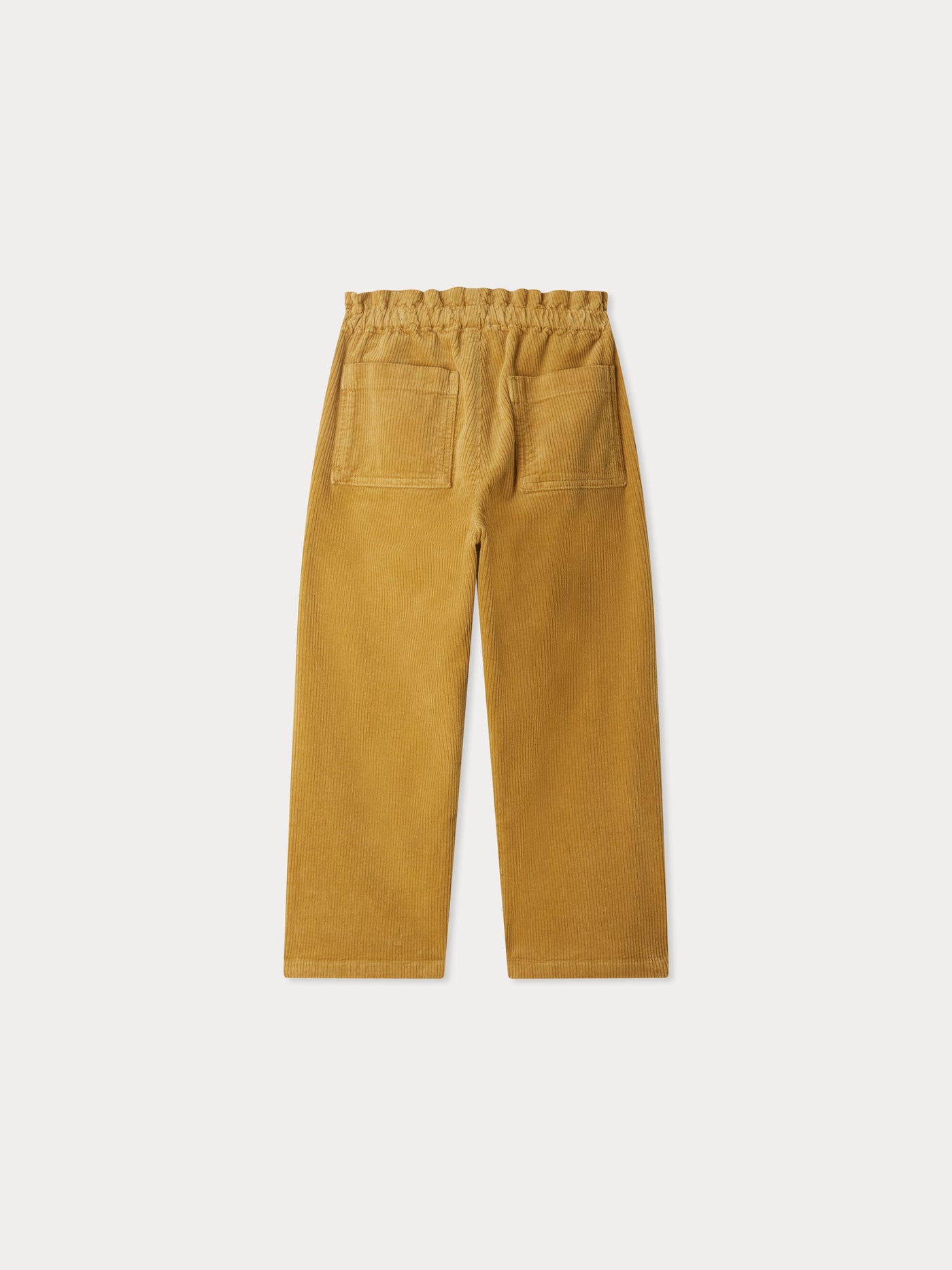 July wide-legged trousers with elasticated waistband in velvet