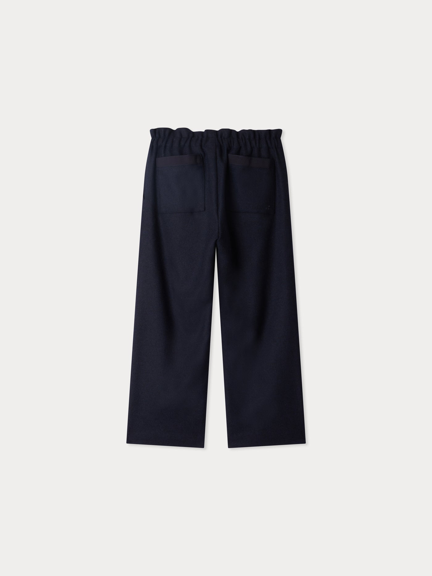 July pants with elasticated waist and cherry embroidery