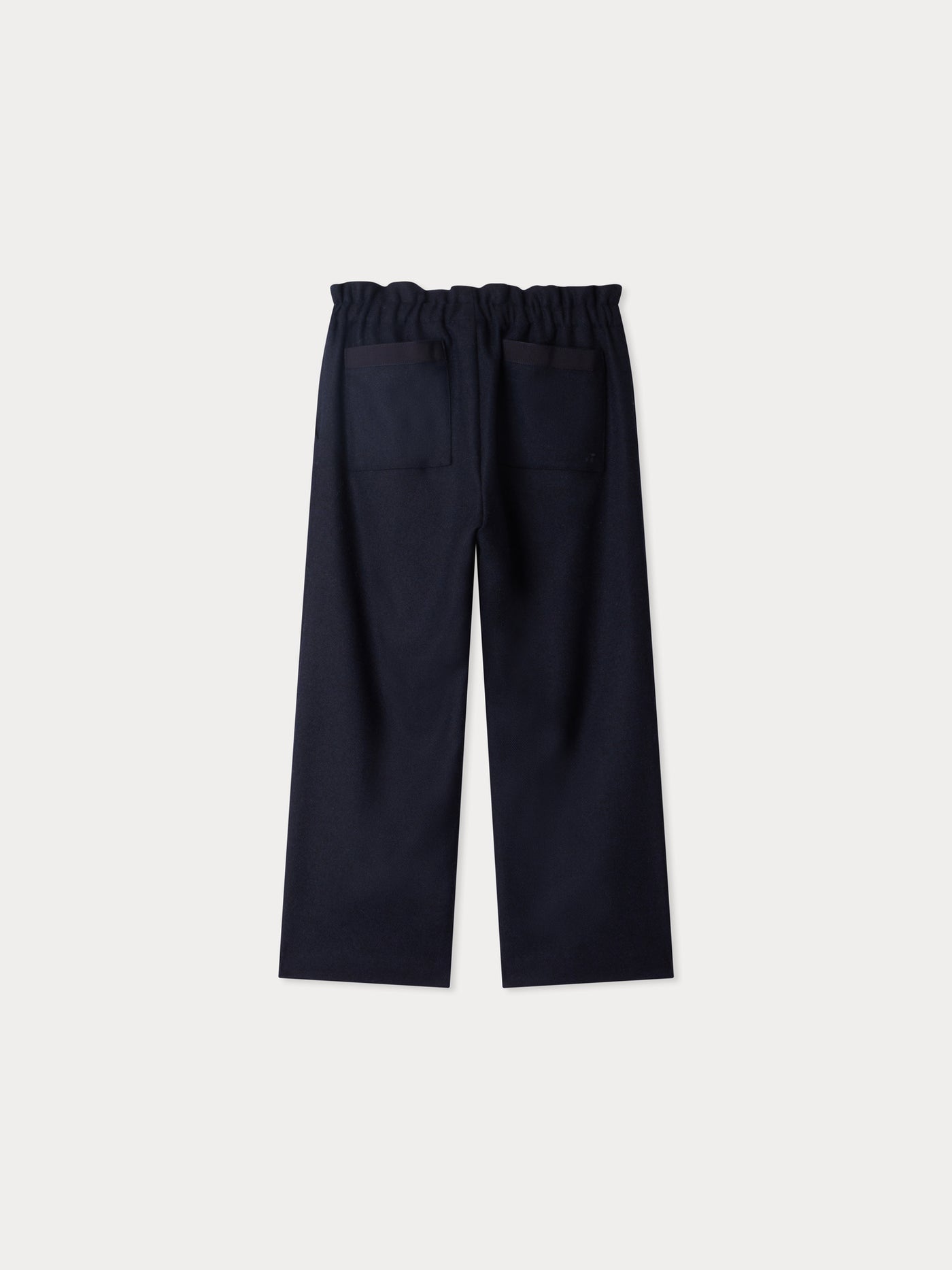 July pants with elasticated waist and cherry embroidery