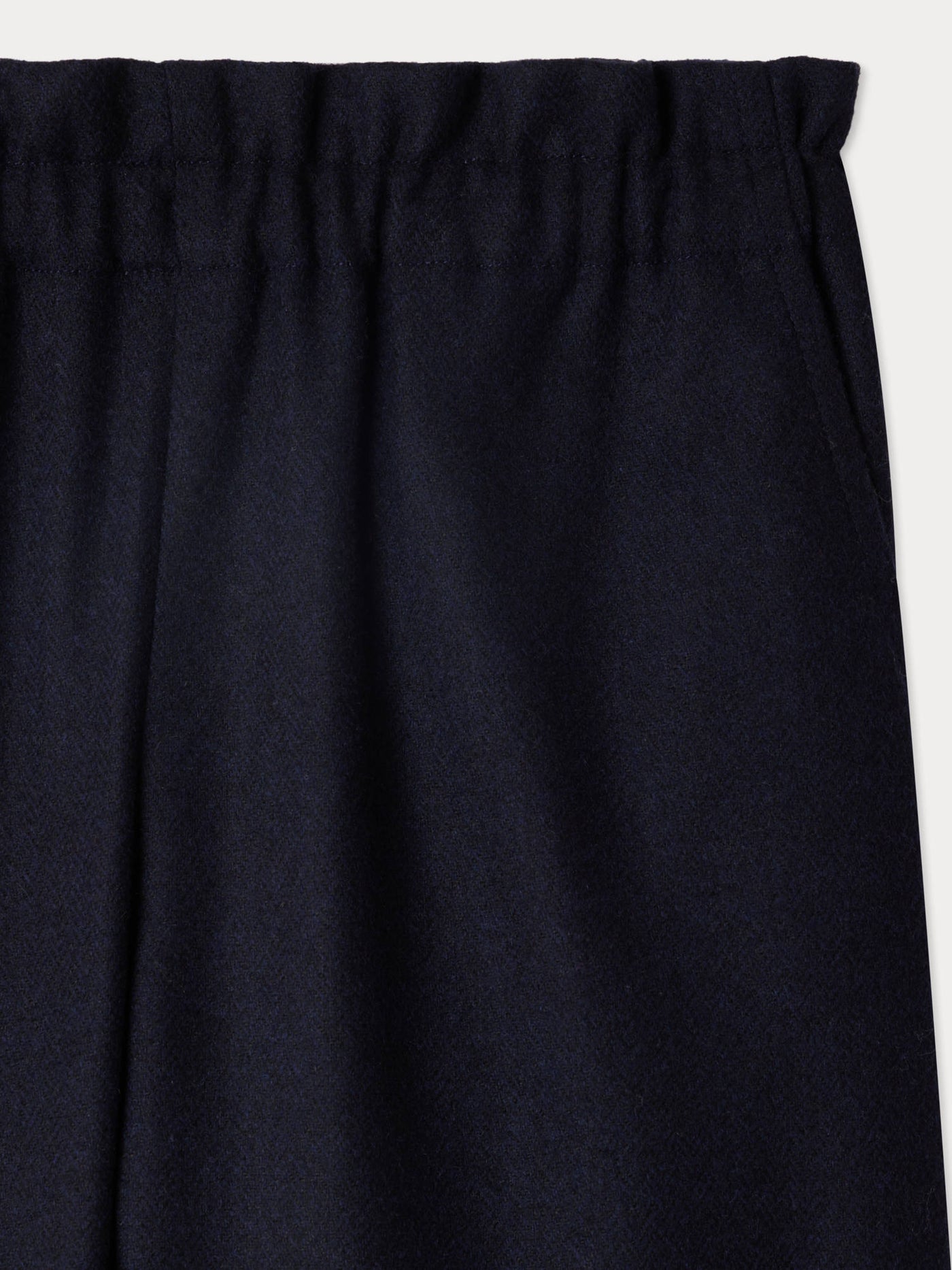 July pants with elasticated waist and cherry embroidery