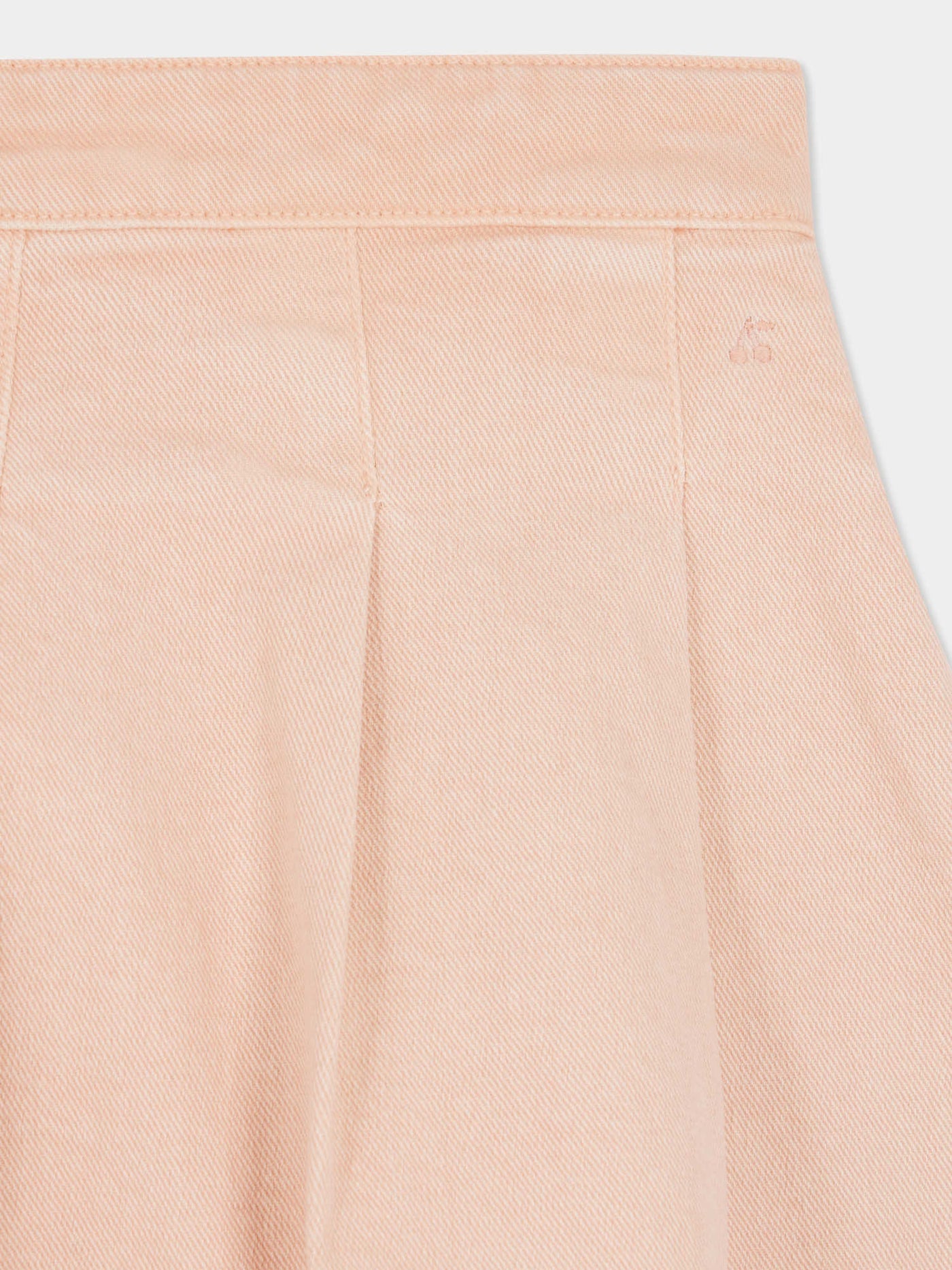 Jedda pleated skirt in organic cotton