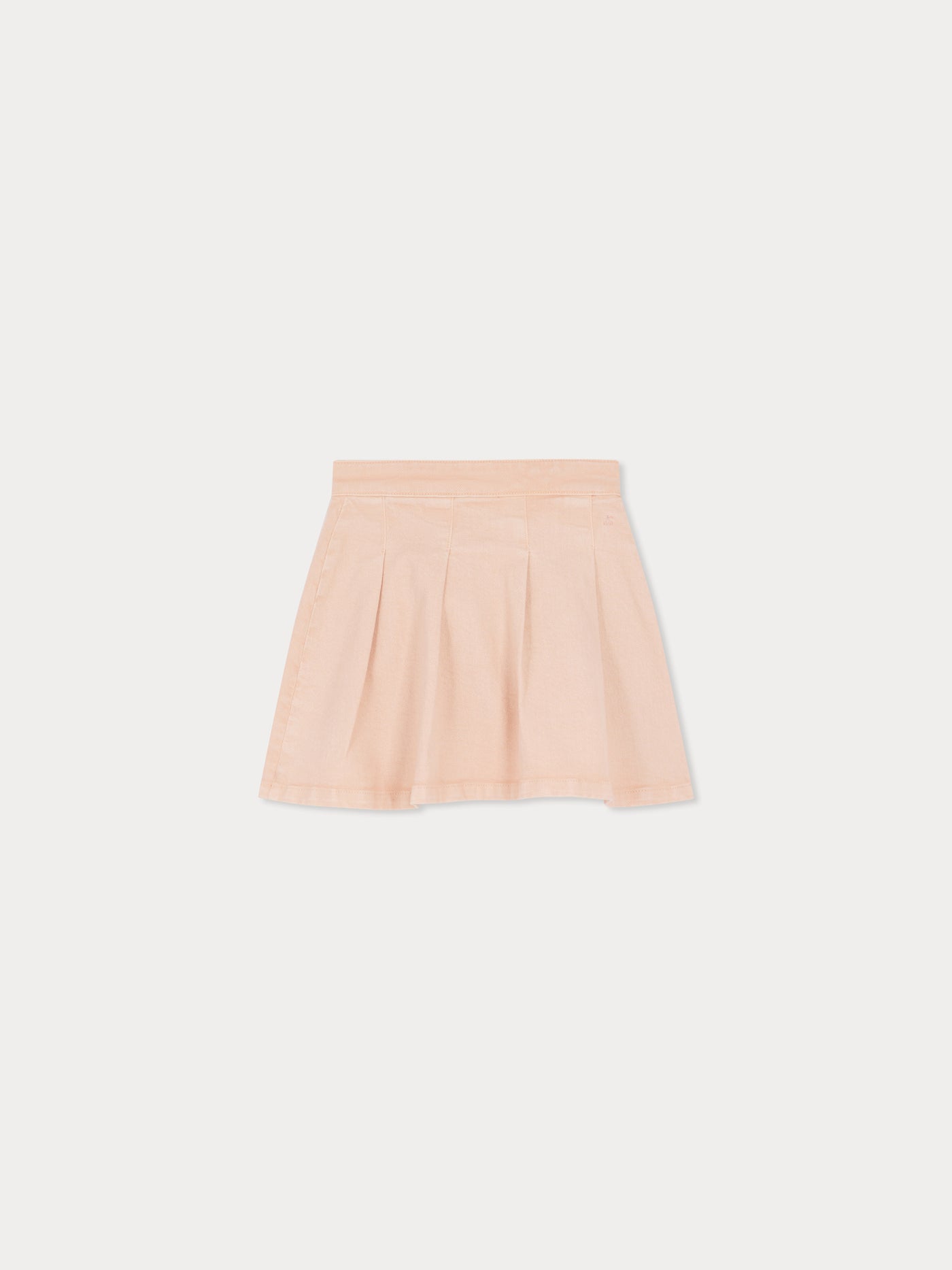 Jedda pale pink skirt in organic cotton