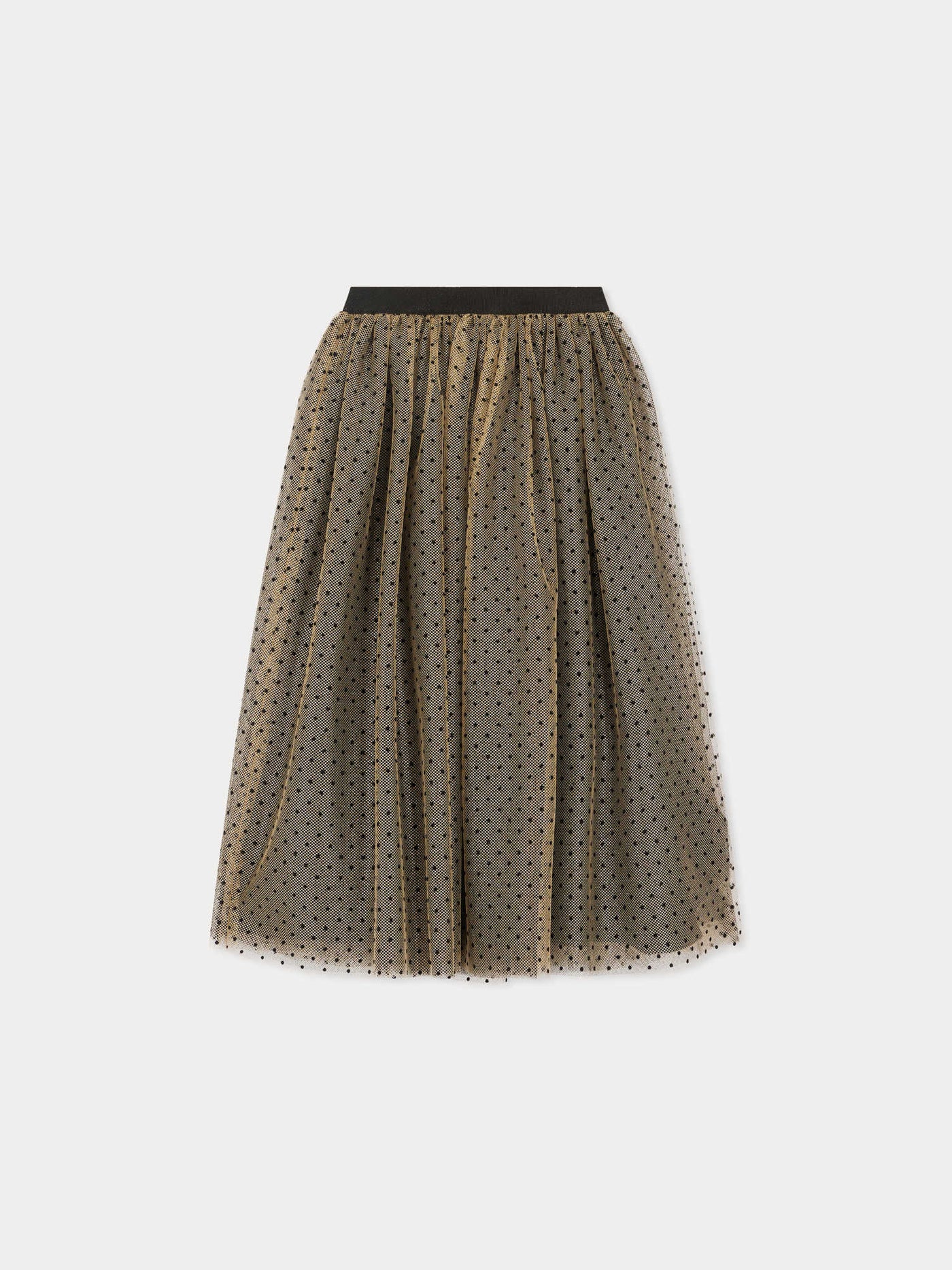 Panice long skirt with polka dot print