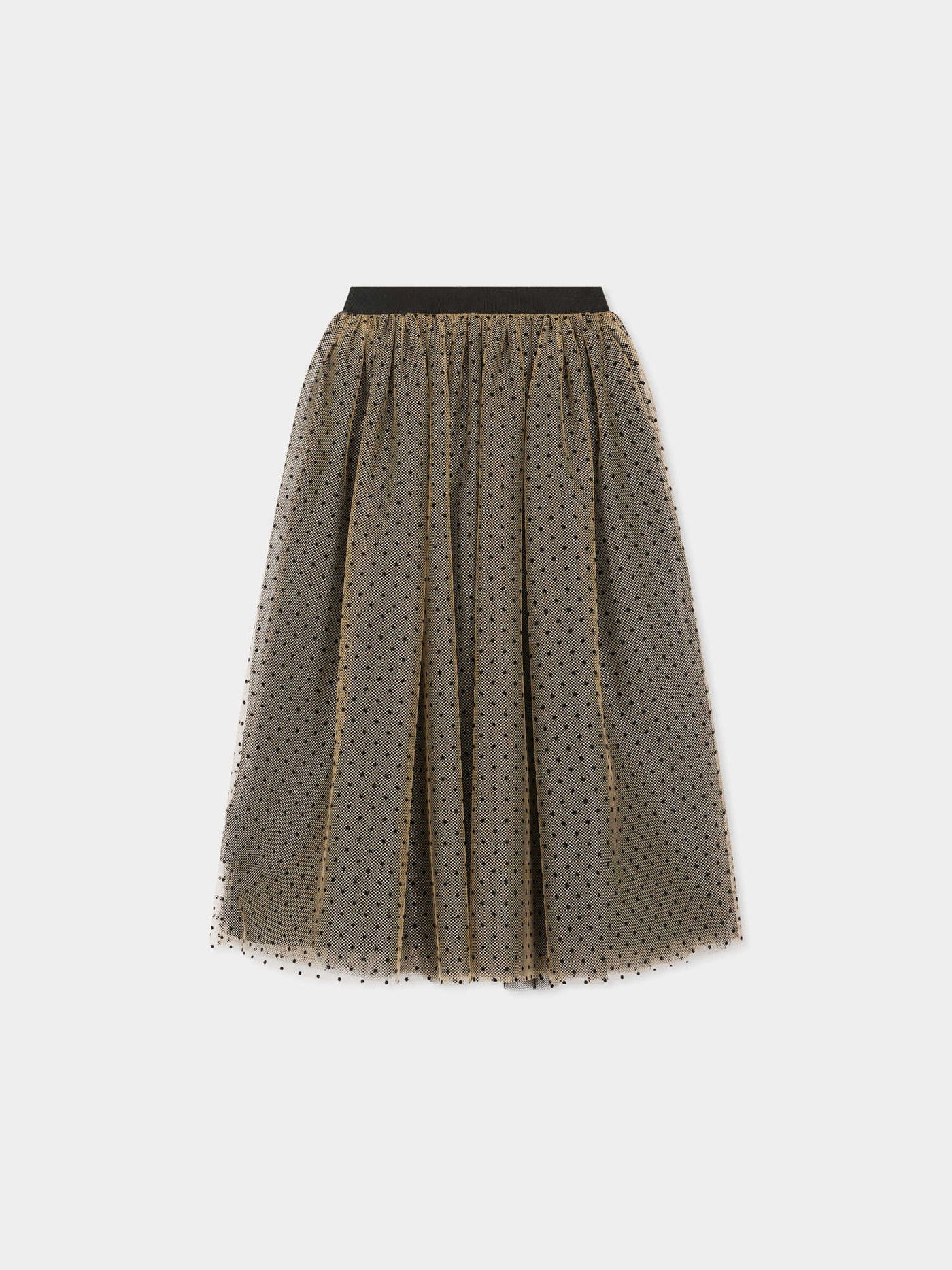 Panice long skirt with polka dot print