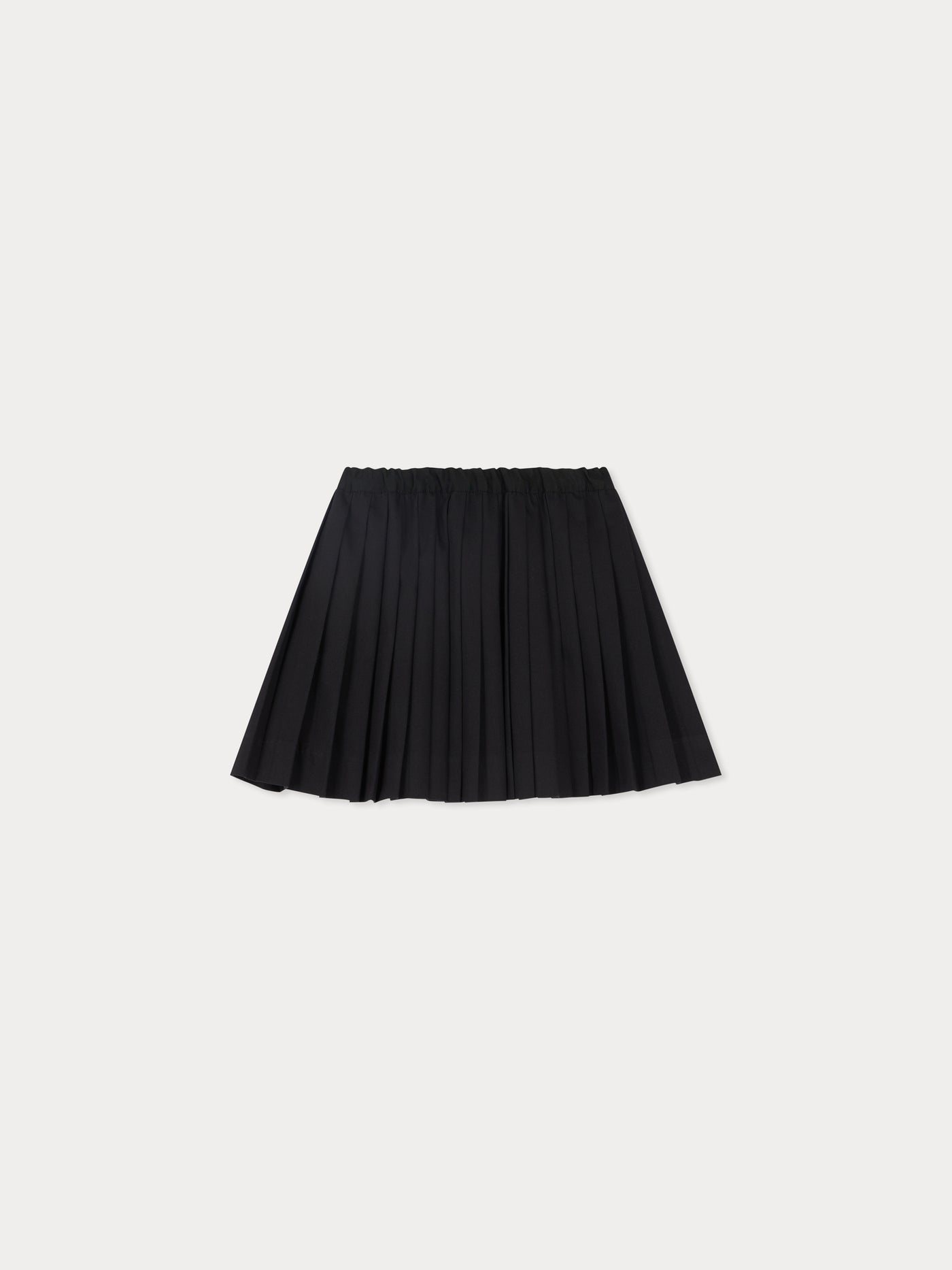 Jais pleated skirt