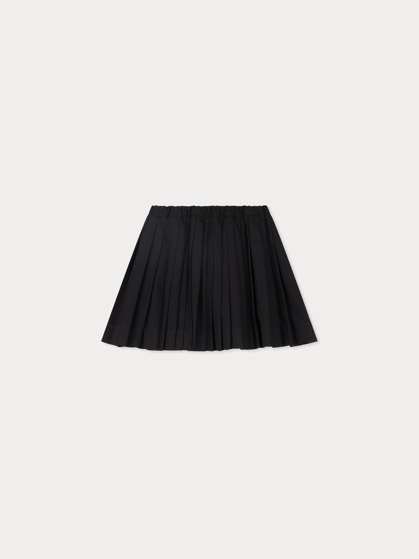Jais pleated skirt